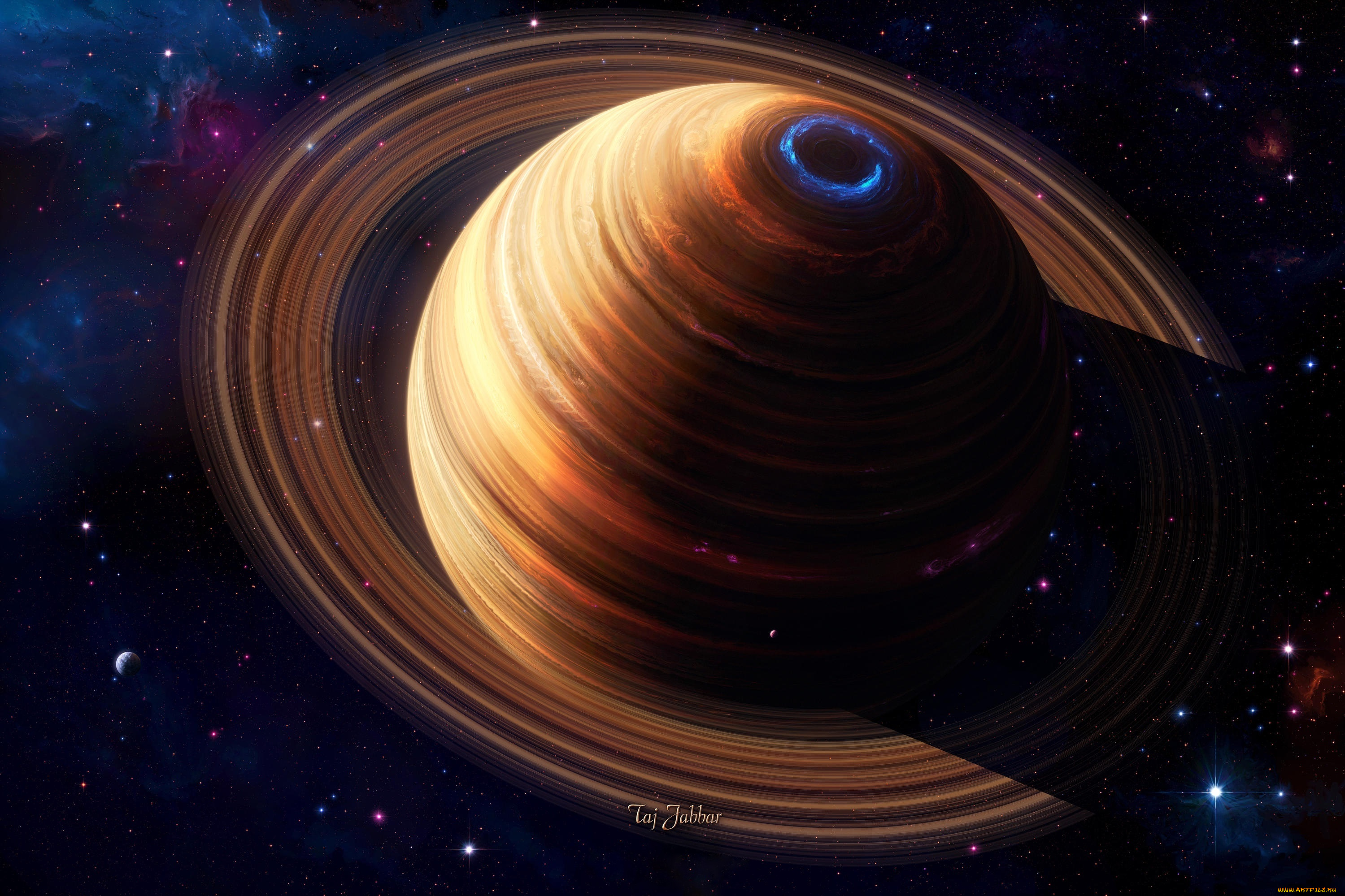 космос, арт, планета