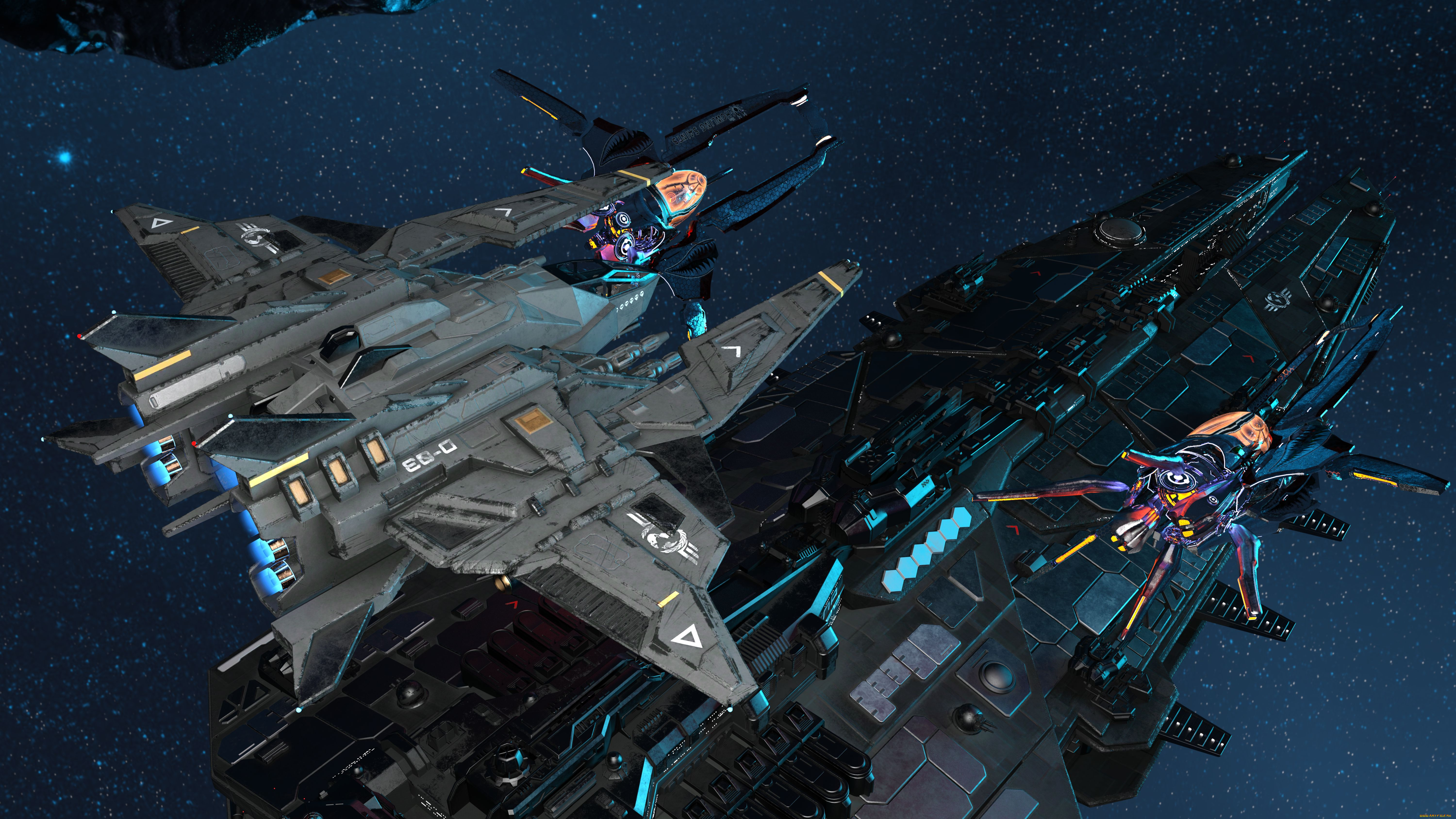 3д, графика, космические, корабли, , звездолеты, , spaceships, , starships, звезды, планета, вселенная, космический, корабль