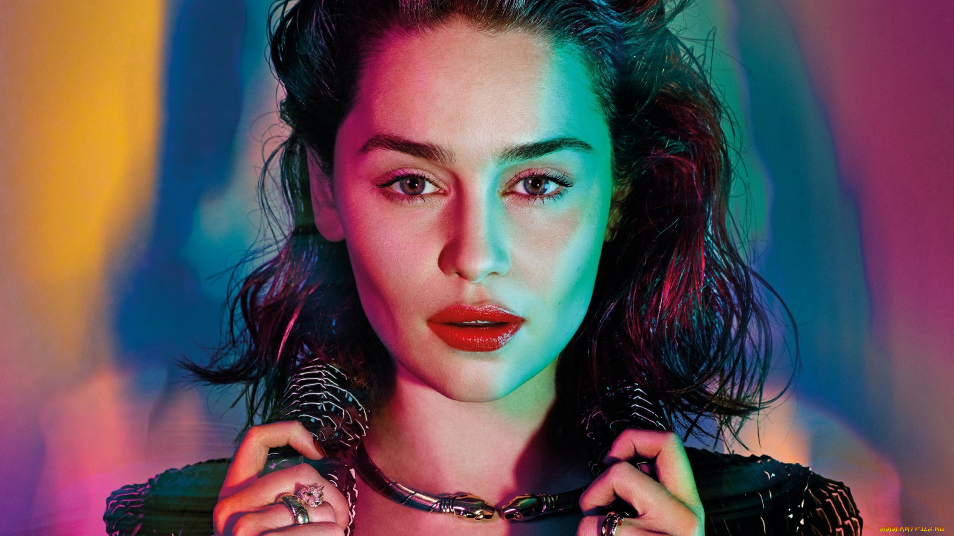 девушки, emilia, clarke, портрет