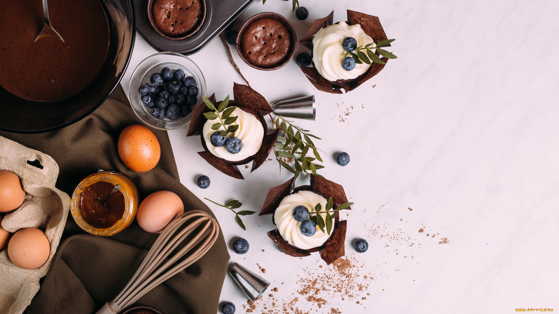 еда, пирожные, , кексы, , печенье, кексы, шоколад, выпечка, ягоды