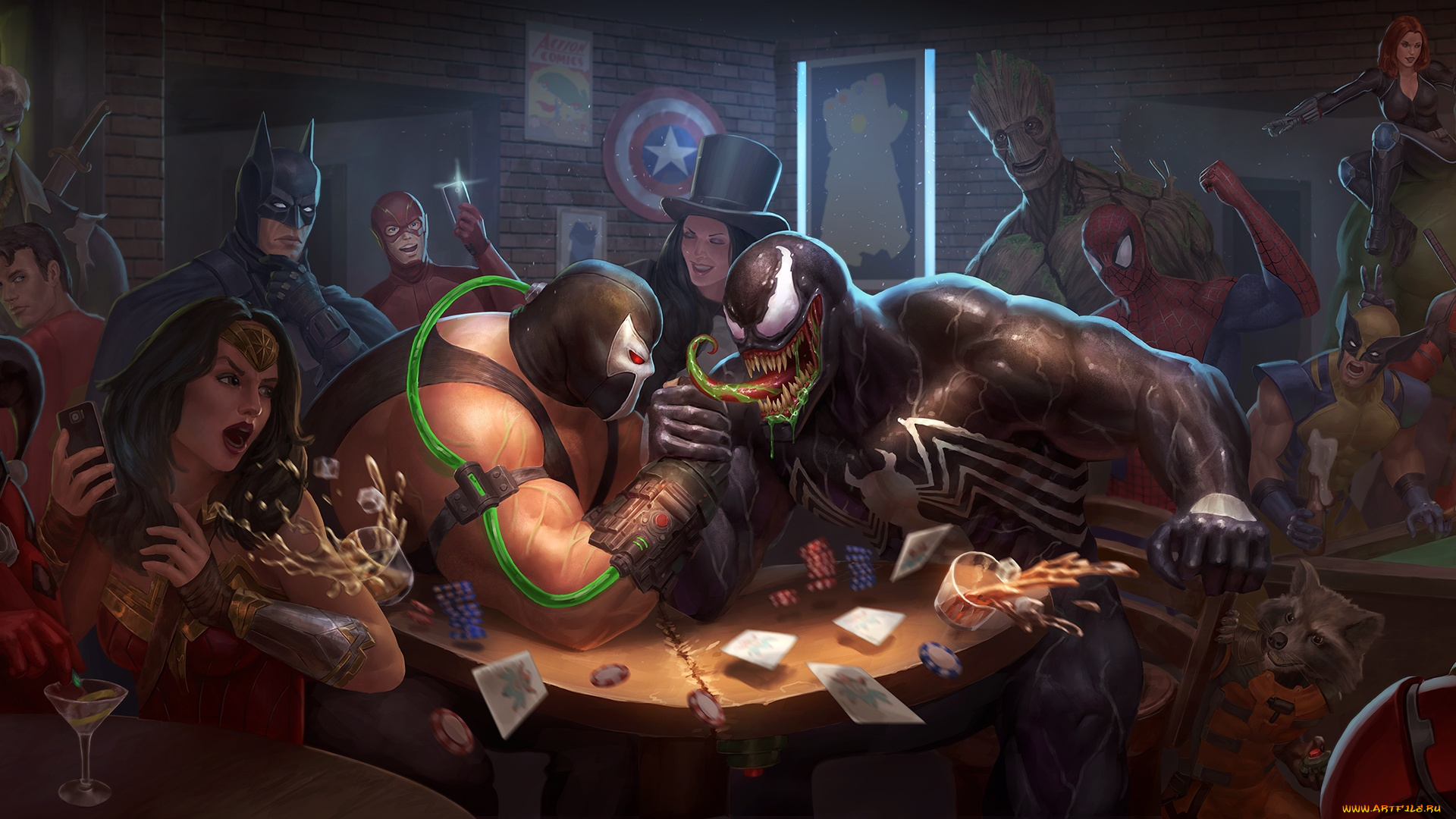 рисованное, комиксы, супергерои
