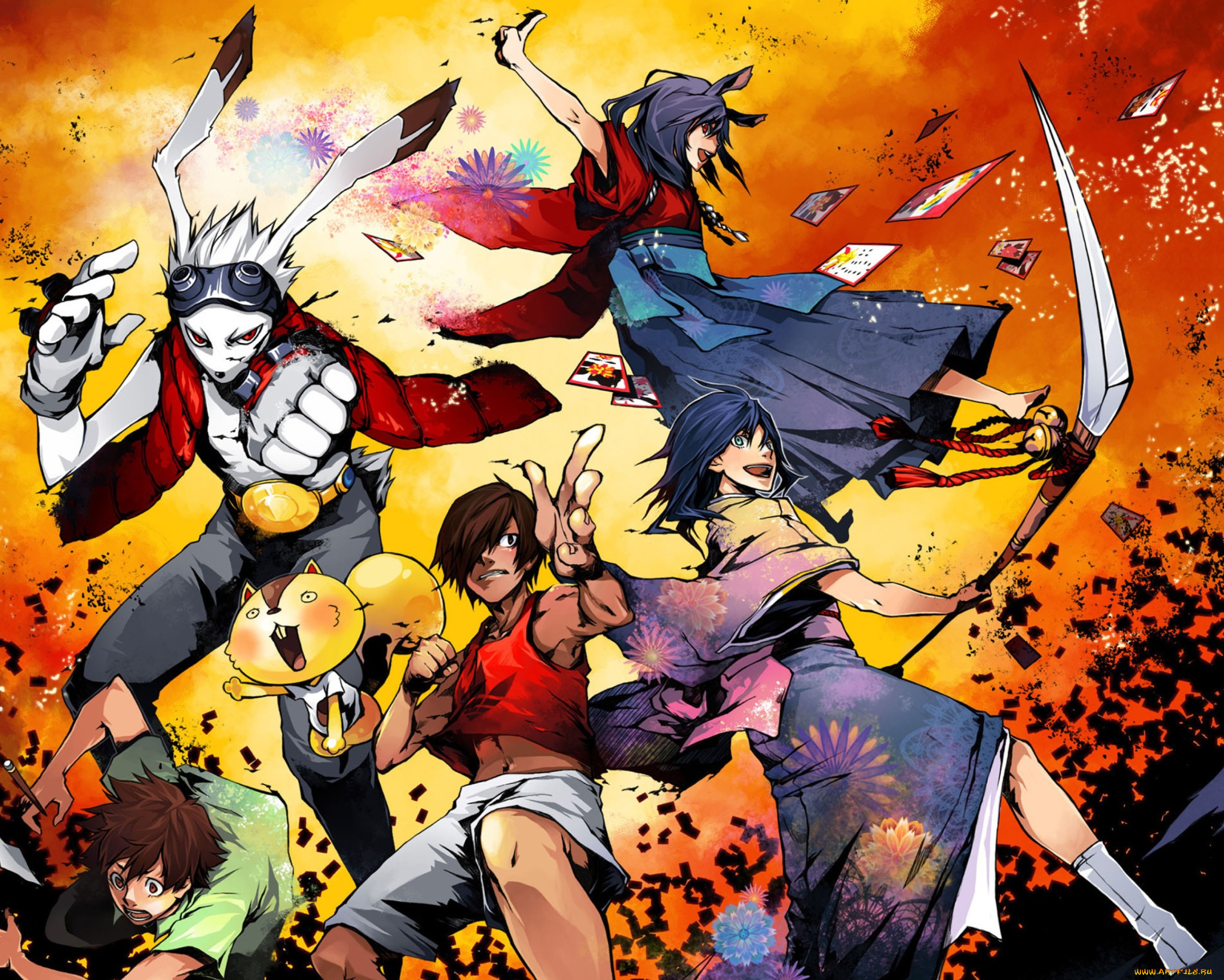 аниме, summer, wars, summer, wars