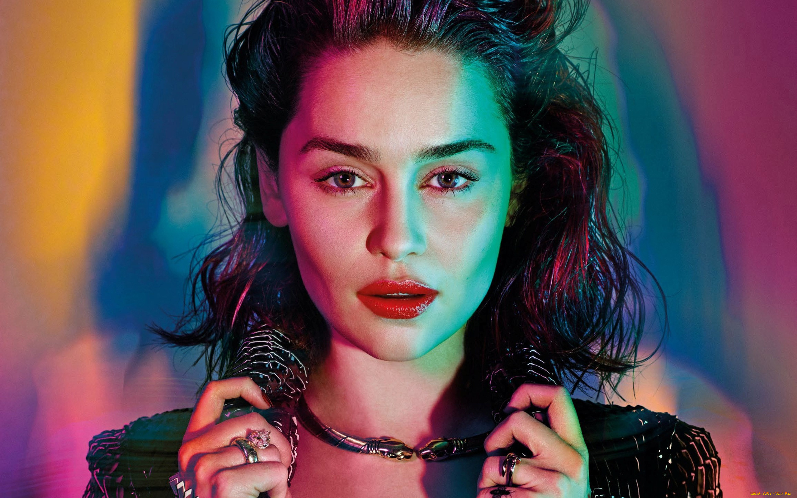 девушки, emilia, clarke, портрет