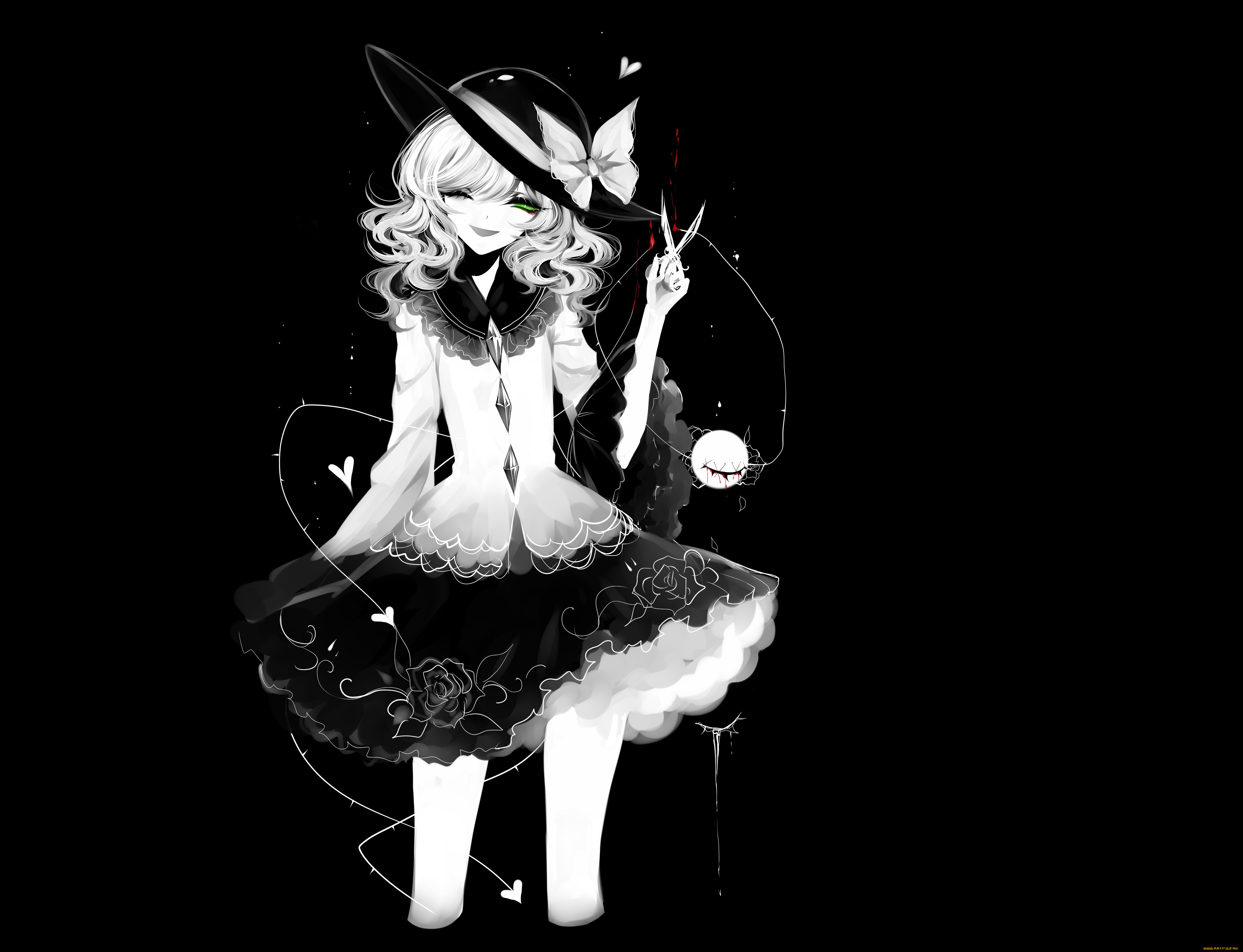 sheya, аниме, touhou, девушка