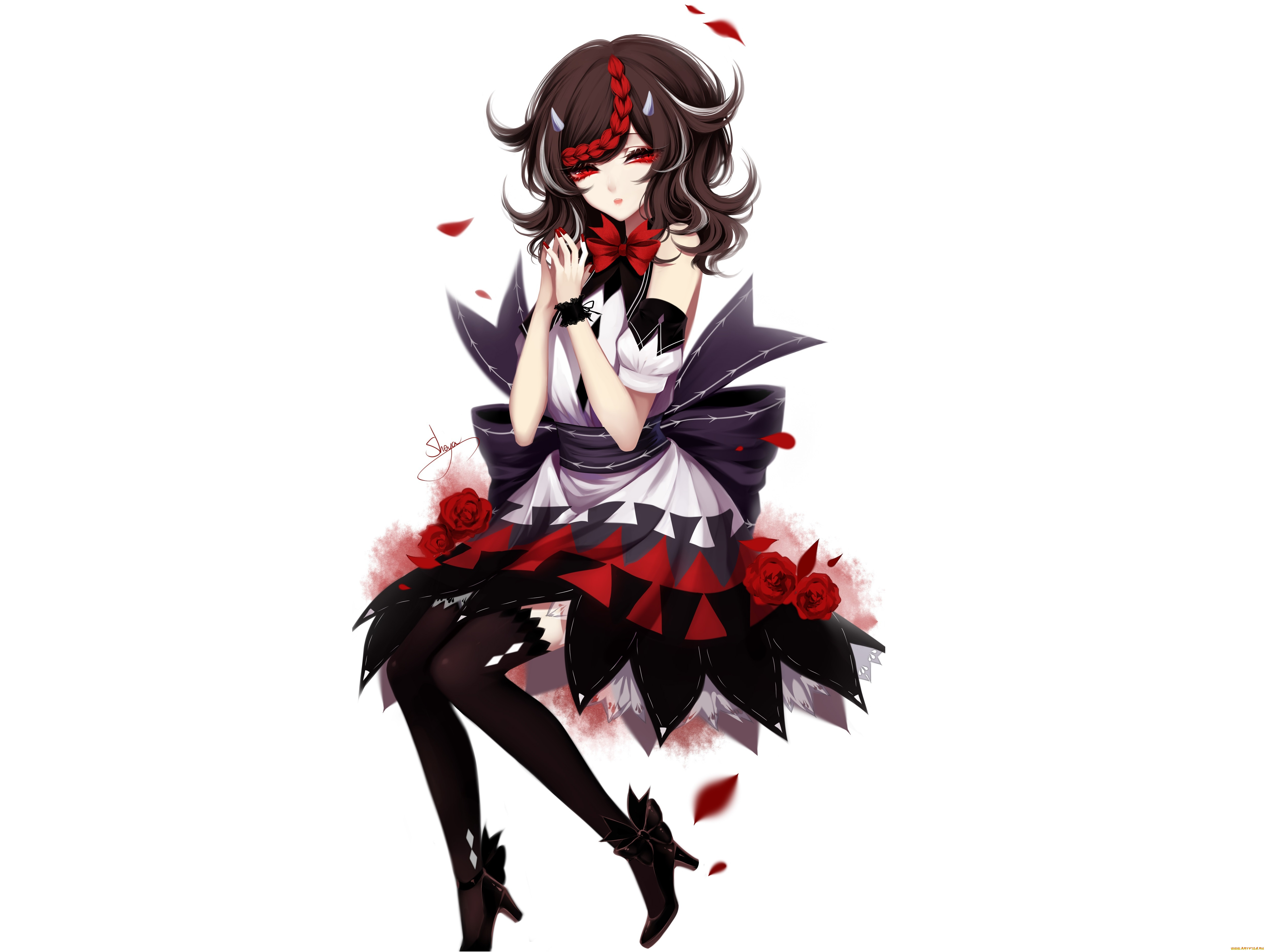 sheya, аниме, touhou, девушка