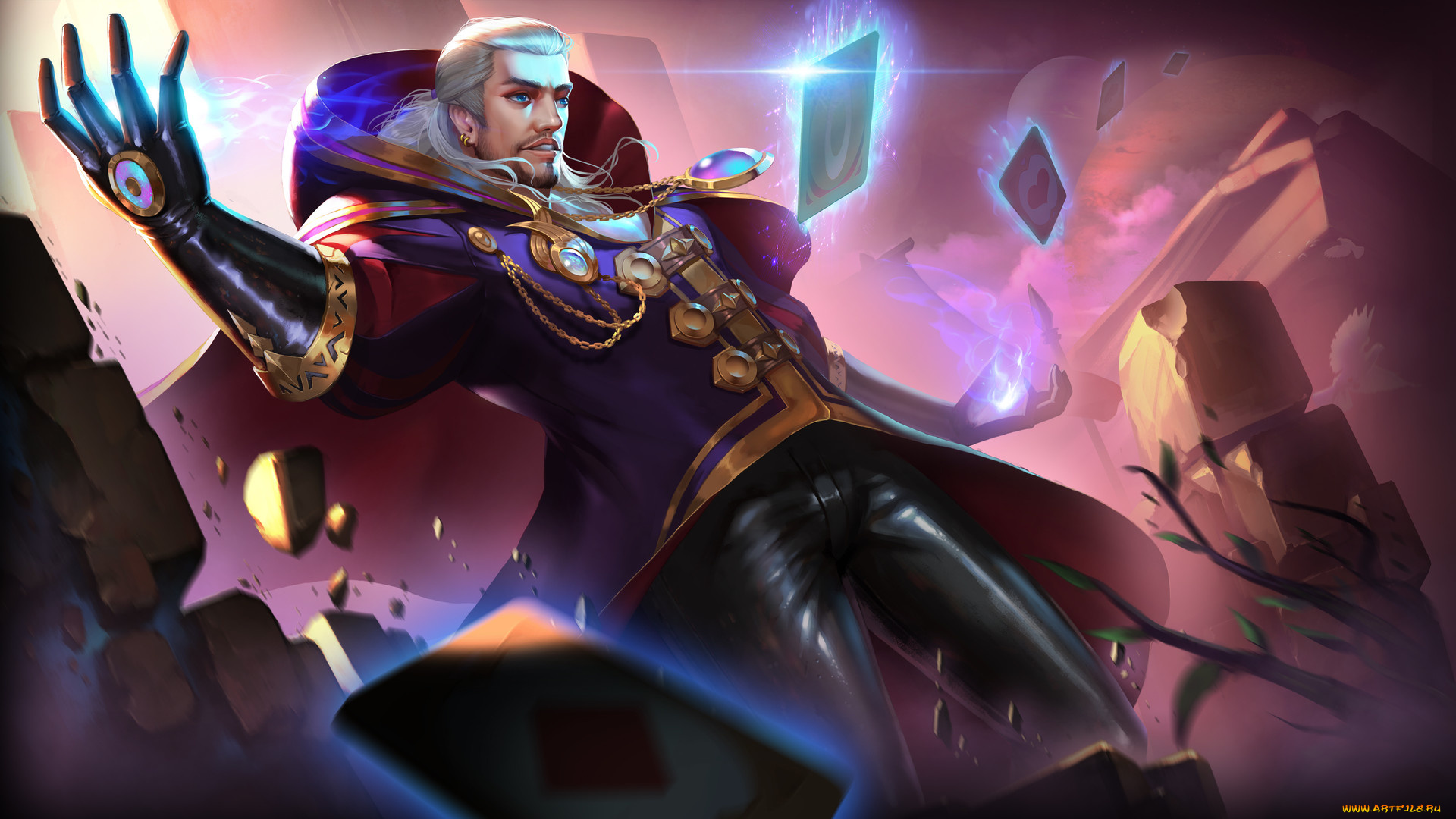 видео, игры, legend, of, ace, мужчина, карты, скалы