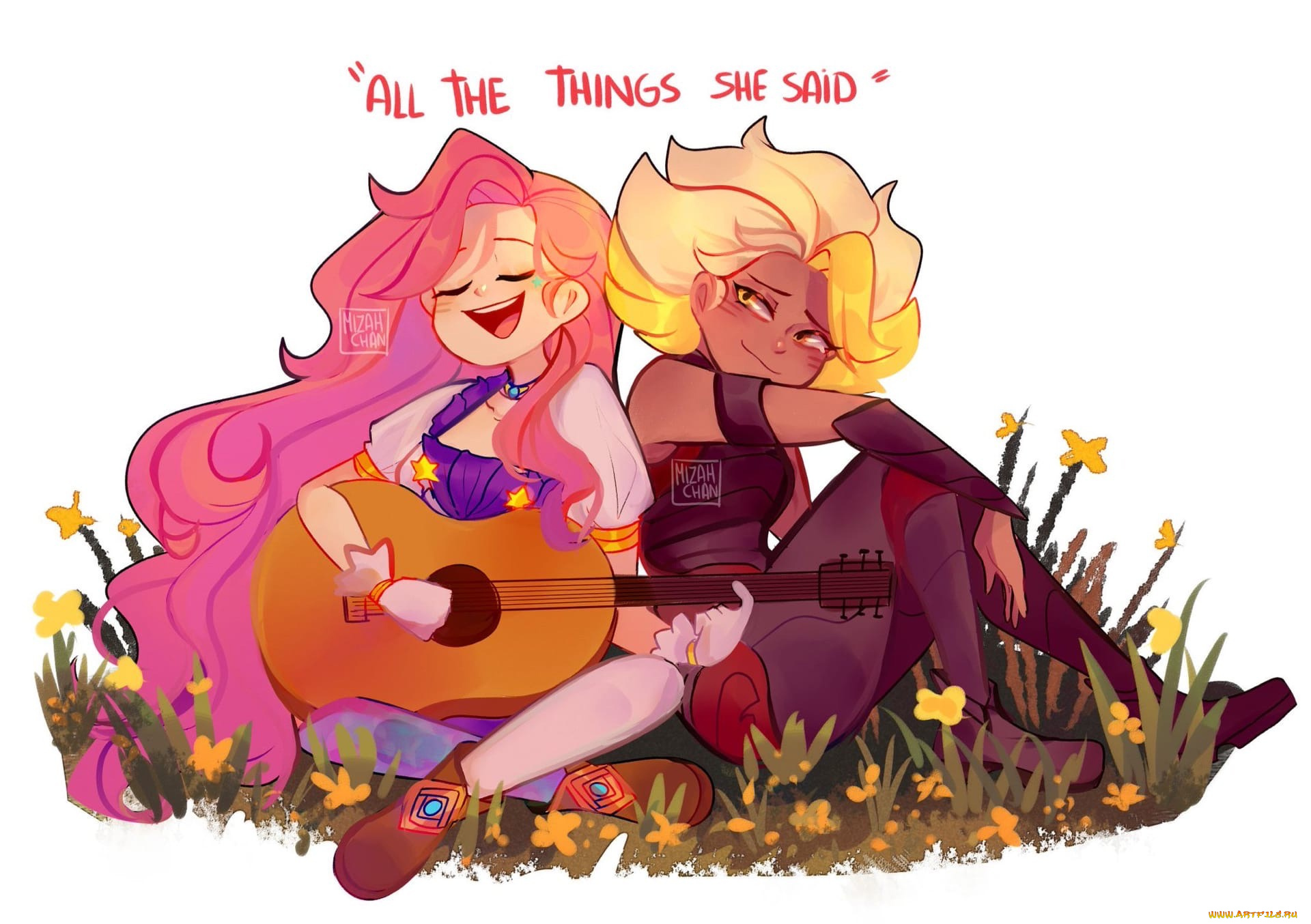 видео, игры, league, of, legends, seraphine, rell, гитара, цветы, музыка