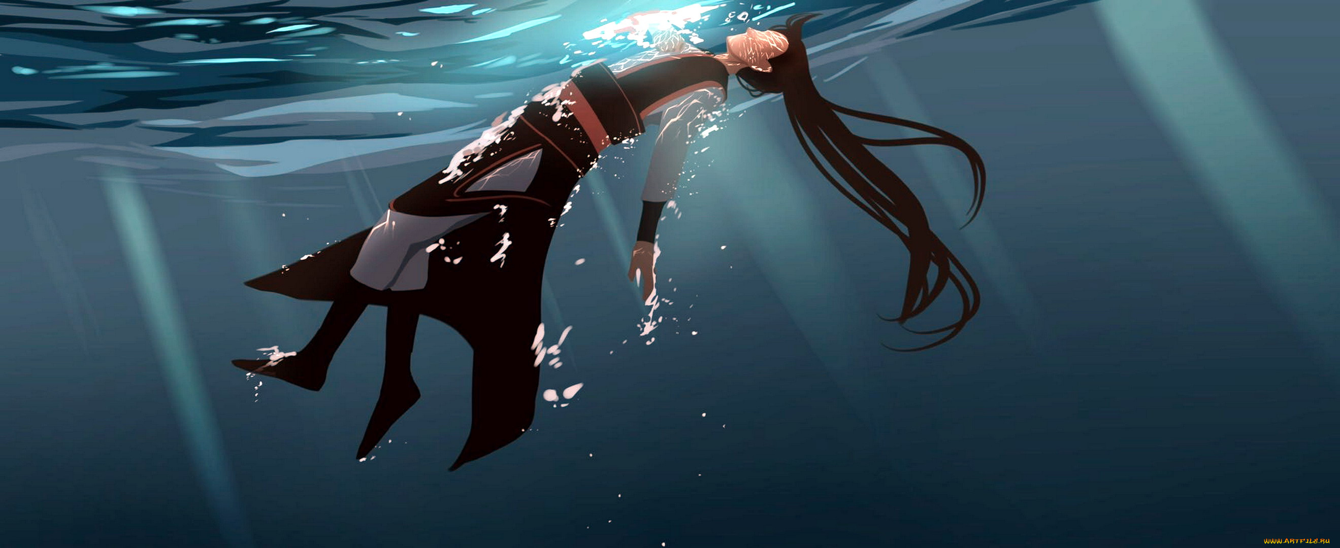 аниме, mo, dao, zu, shi, вэй, усянь, вода