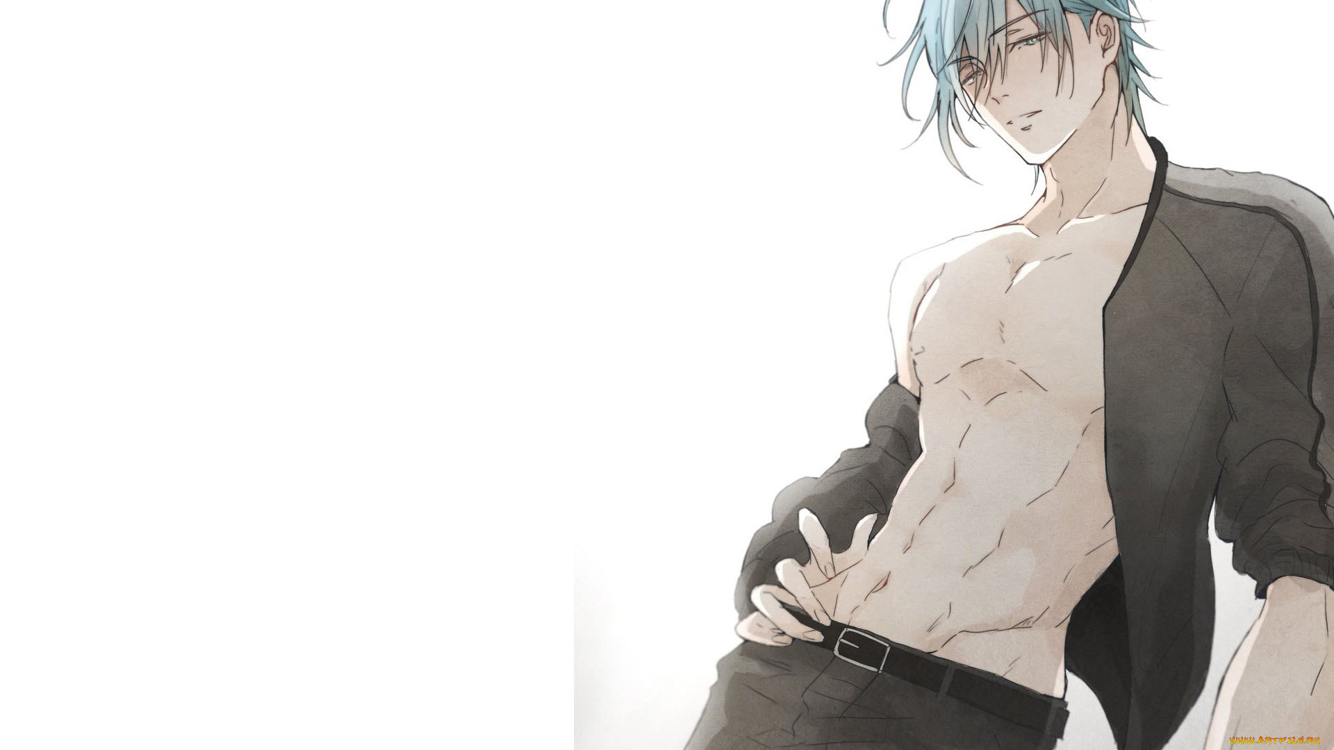 аниме, unknown, , другое, , парень, торс