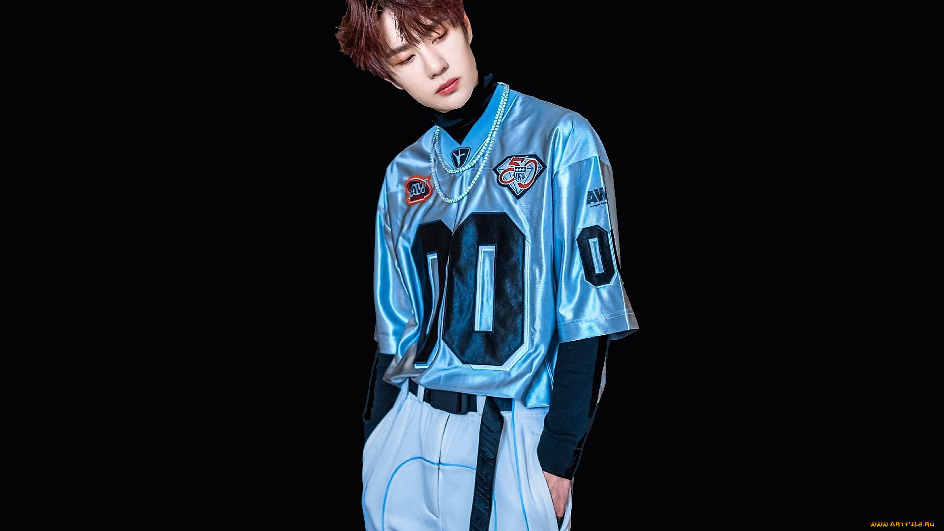 мужчины, wang, yi, bo, актер, певец, футболка, штаны