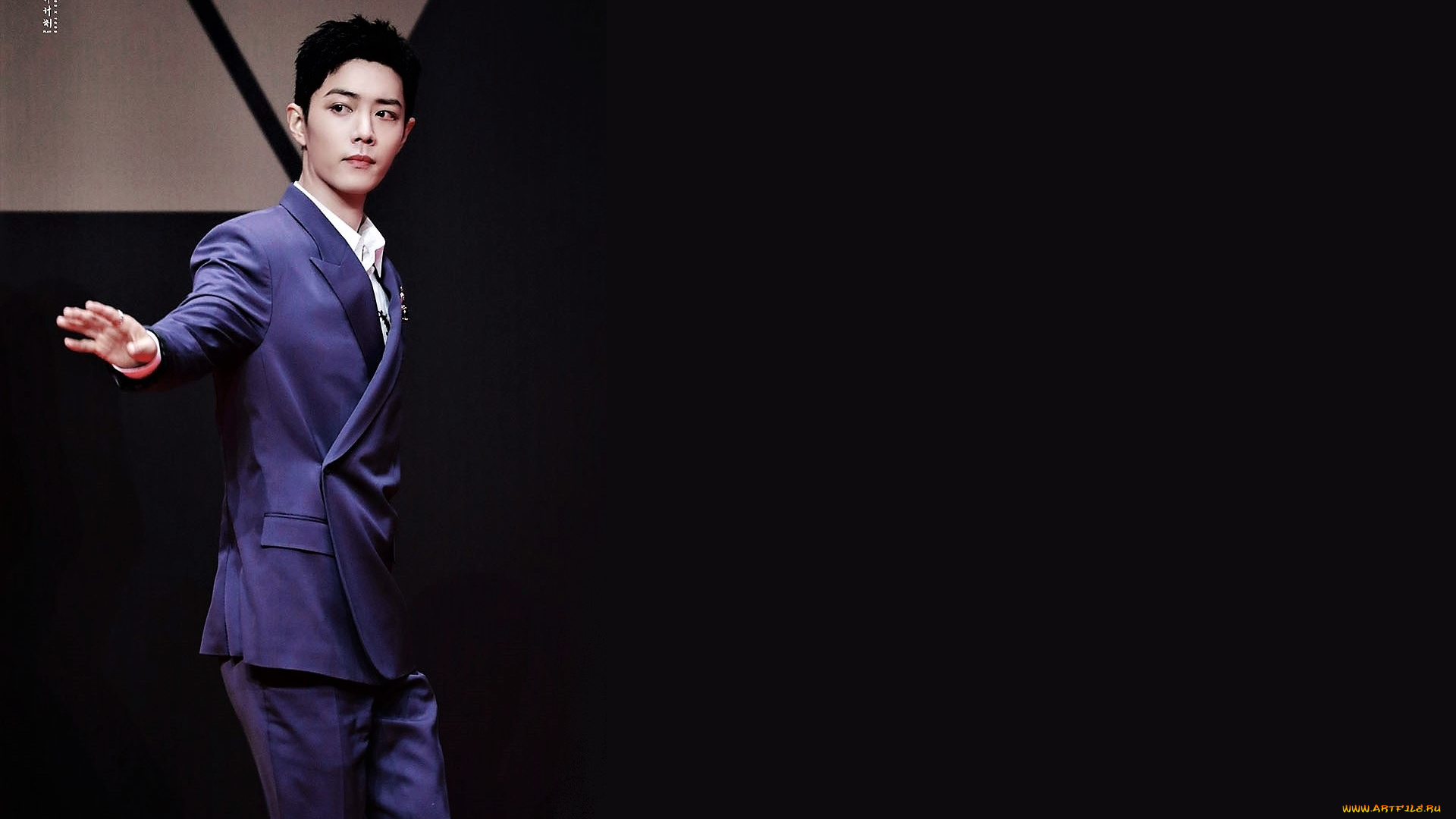 мужчины, xiao, zhan, актер, костюм, жест