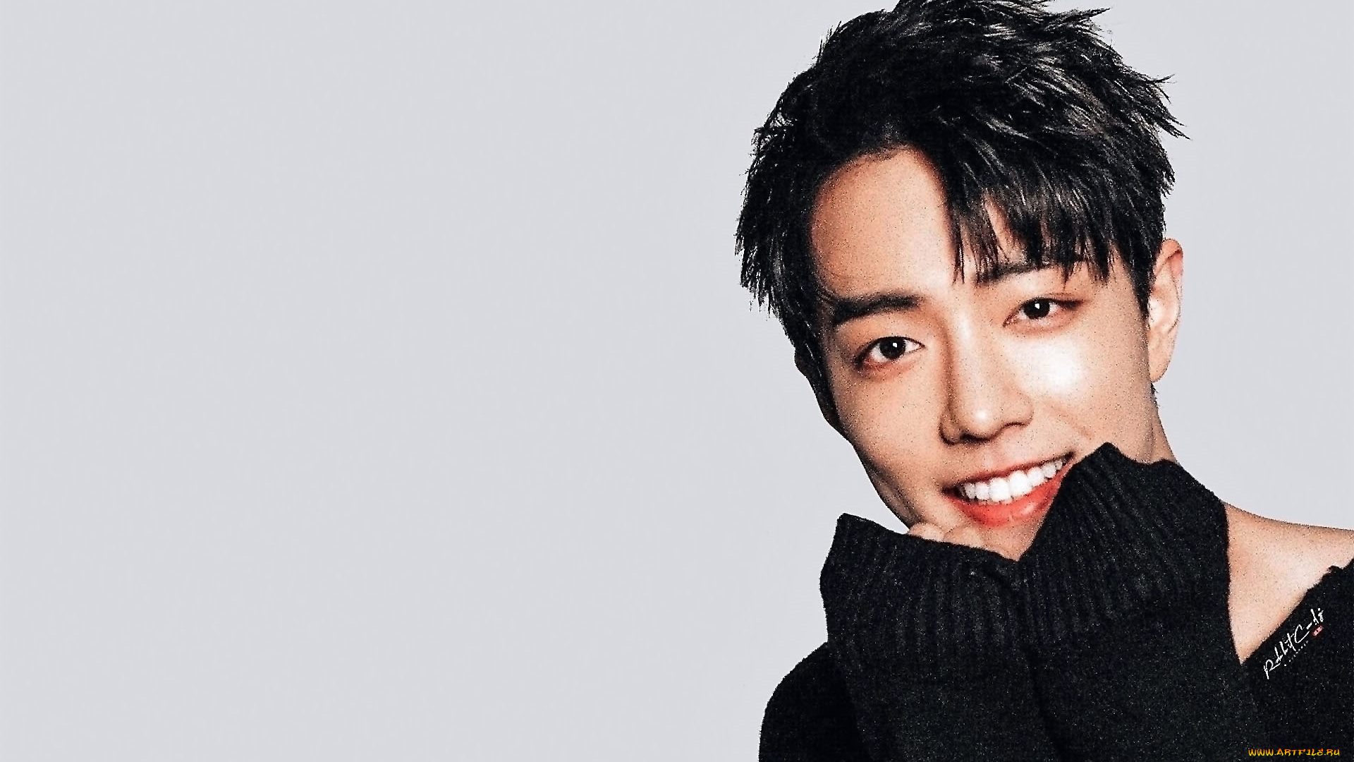 мужчины, xiao, zhan, актер, лицо, свитер