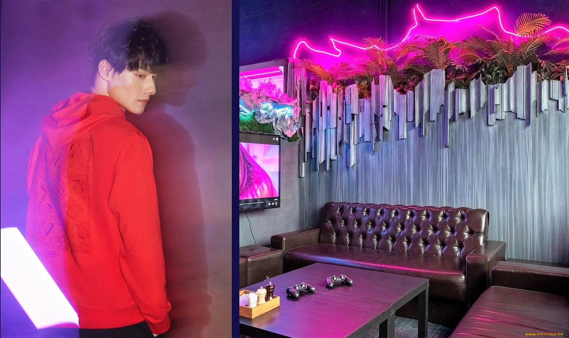 мужчины, wang, zhuocheng, актер, комната