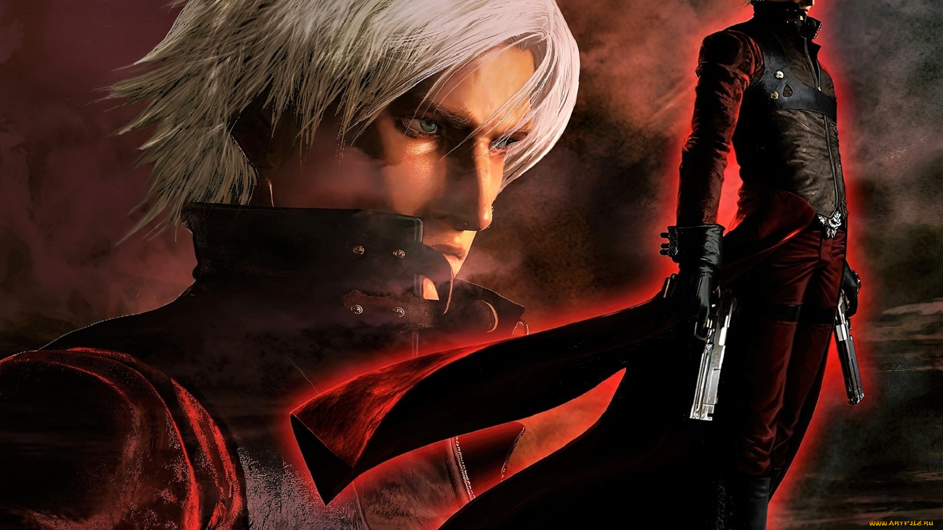 видео, игры, devil, may, cry, 2, данте, плащ, оружие