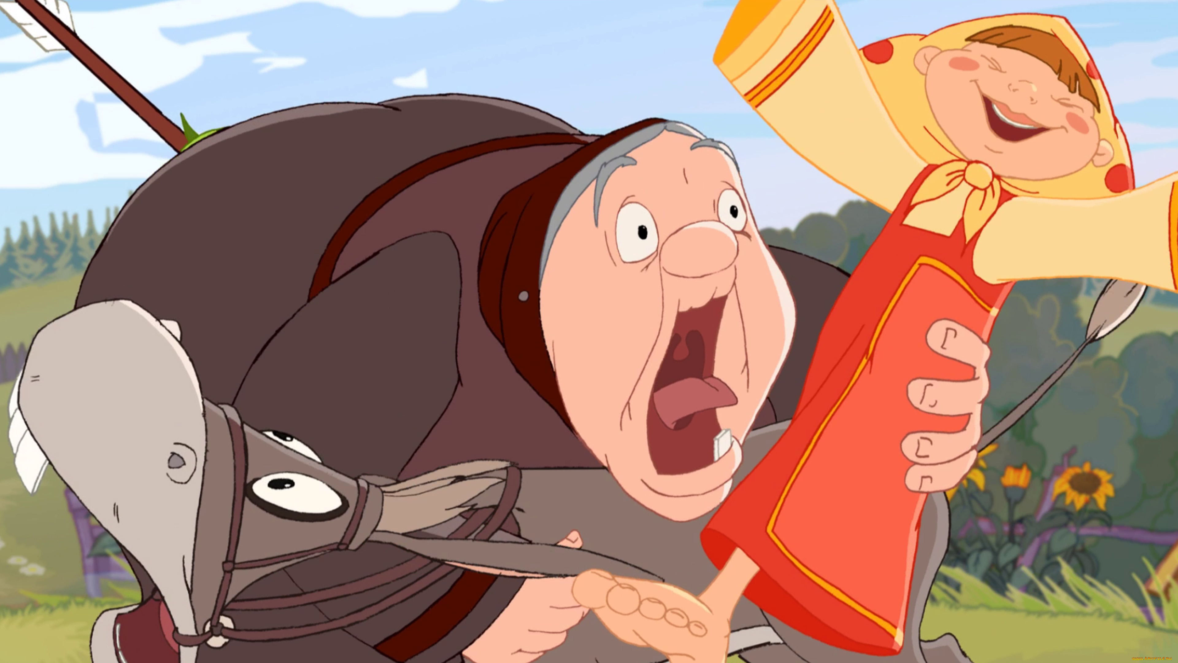 мультфильмы, алеша, попович, и, тугарин, змей, попович, тугарин