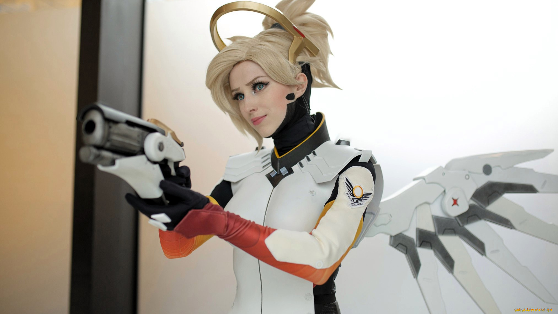 девушки, мария, давыдова, , lady, melamory, образ, косплей, оружие, крылья