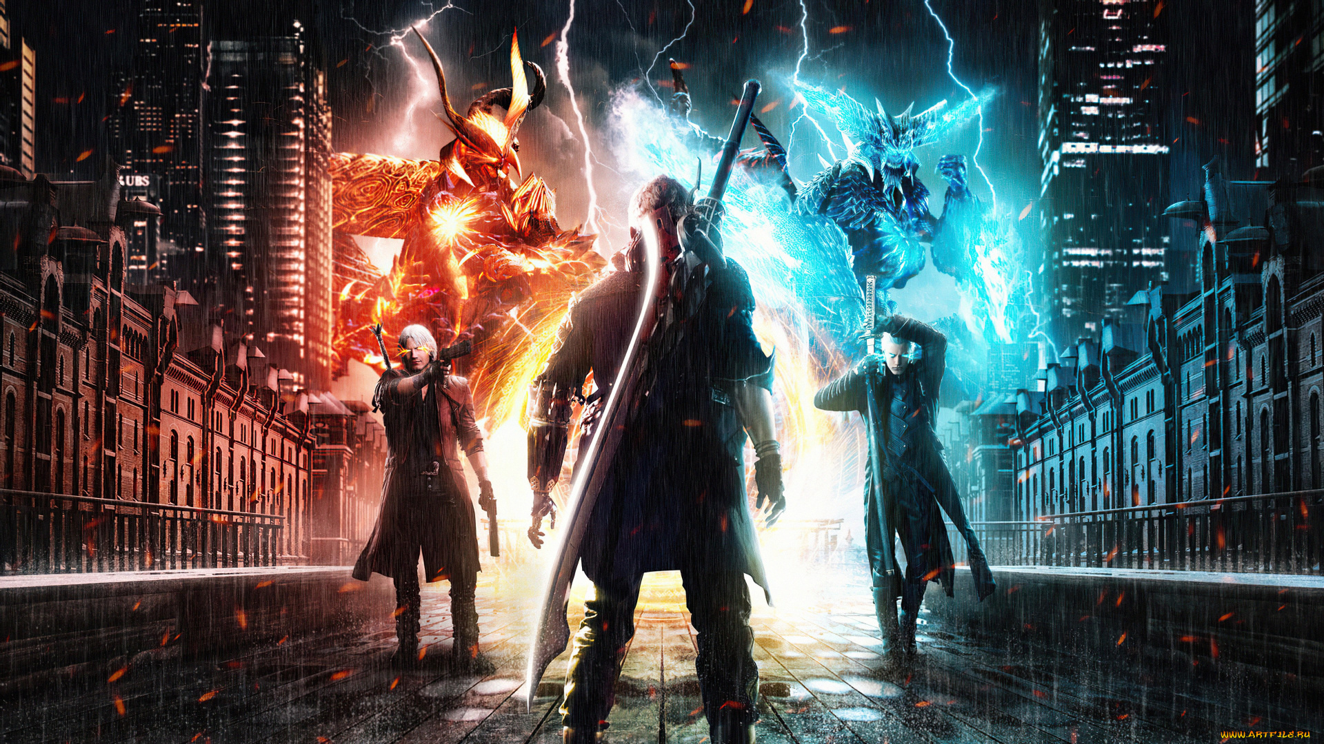 видео, игры, devil, may, cry, 5, devil, may, cry, 5