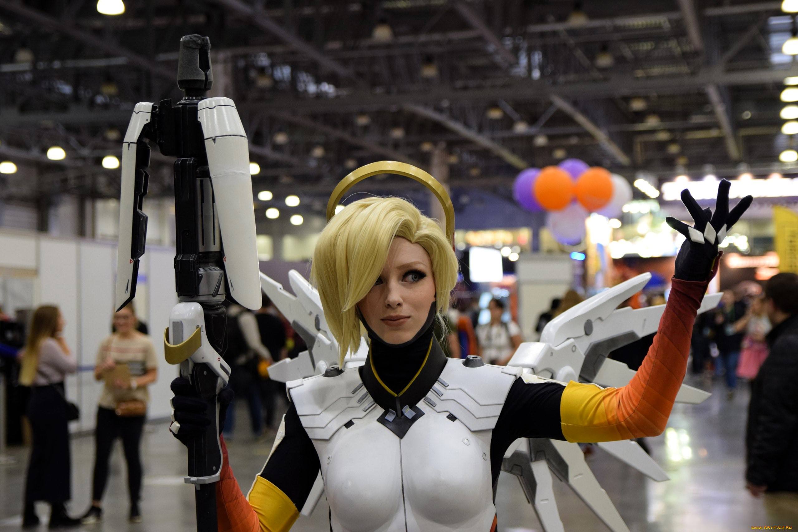 девушки, мария, давыдова, , lady, melamory, образ, косплей, оружие, крылья, люди