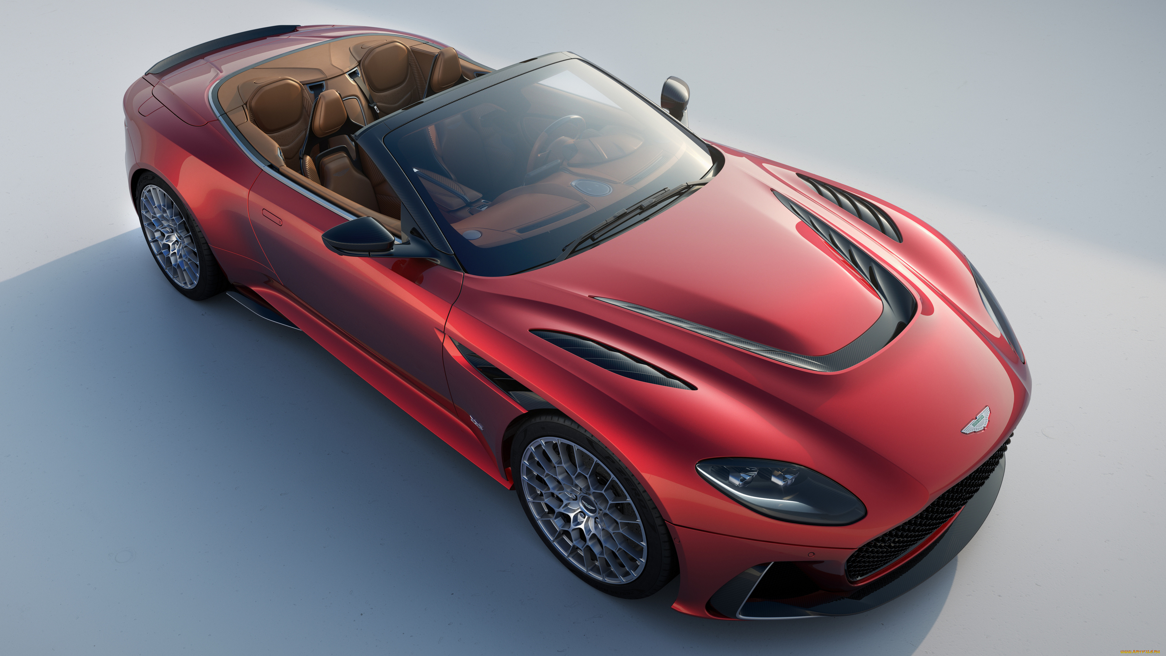 спорткар, автомобили, aston, martin, красный, открытый, верх, красивый, спортивный