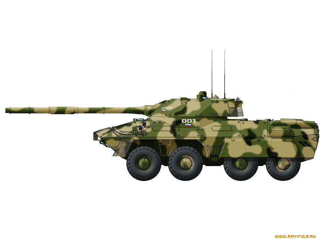 бронетранспортер, бтр, 90, 125, мм, пушкой, техника, военная
