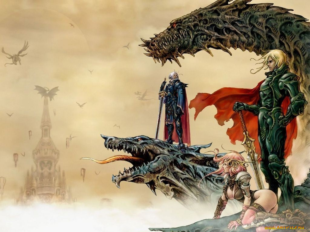 фэнтези, драконы