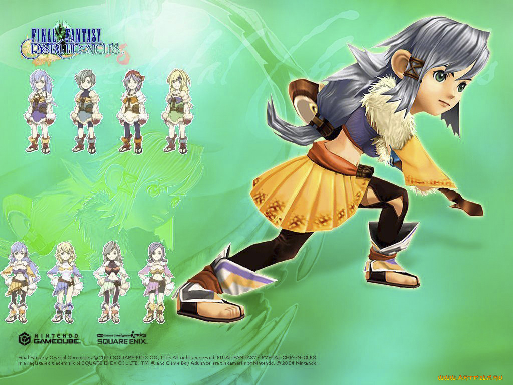 видео, игры, final, fantasy, crystal, chronicles