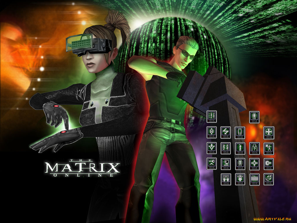 видео, игры, the, matrix, online