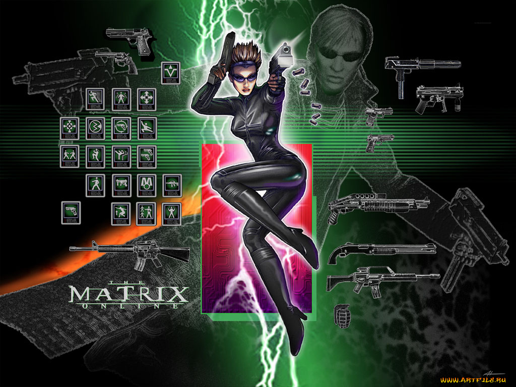 видео, игры, the, matrix, online