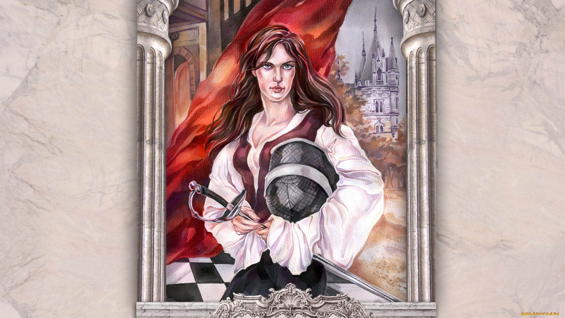 рисованные, люди