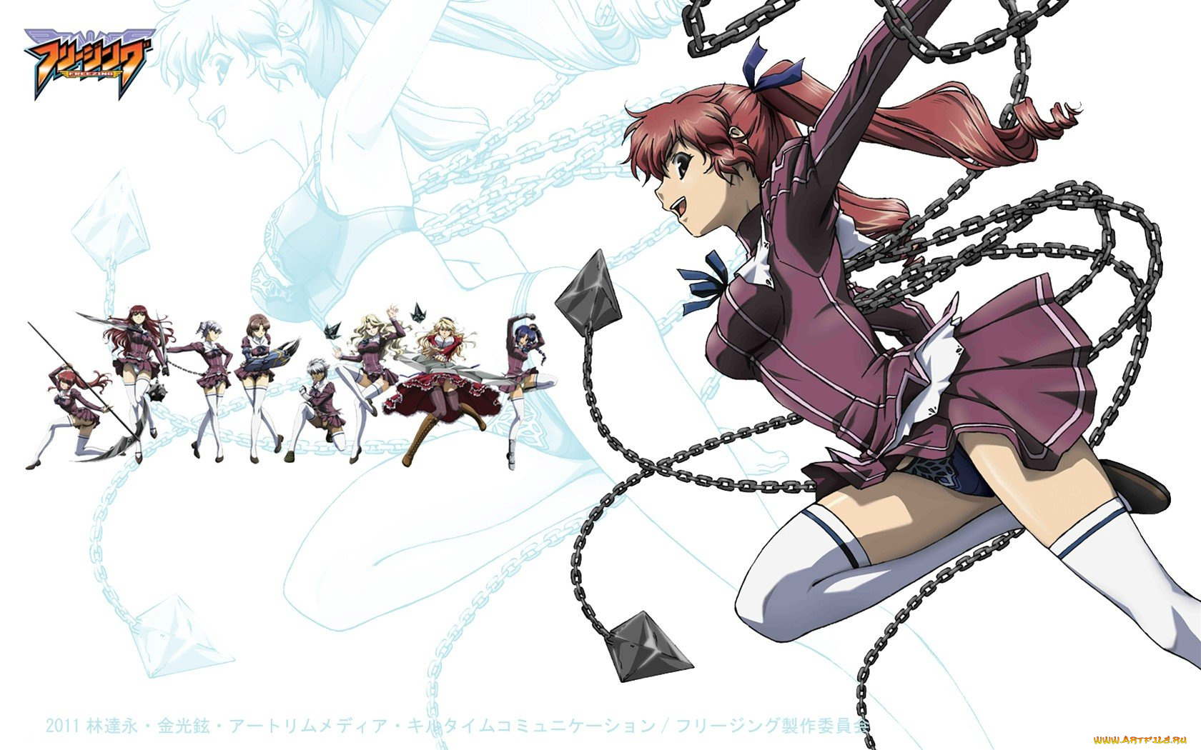 аниме, freezing