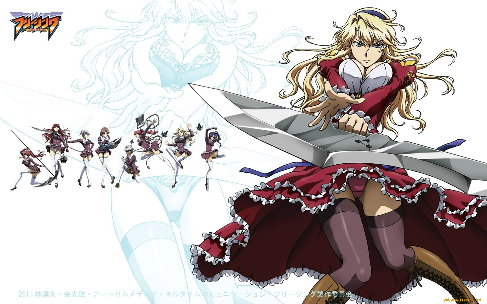 аниме, freezing