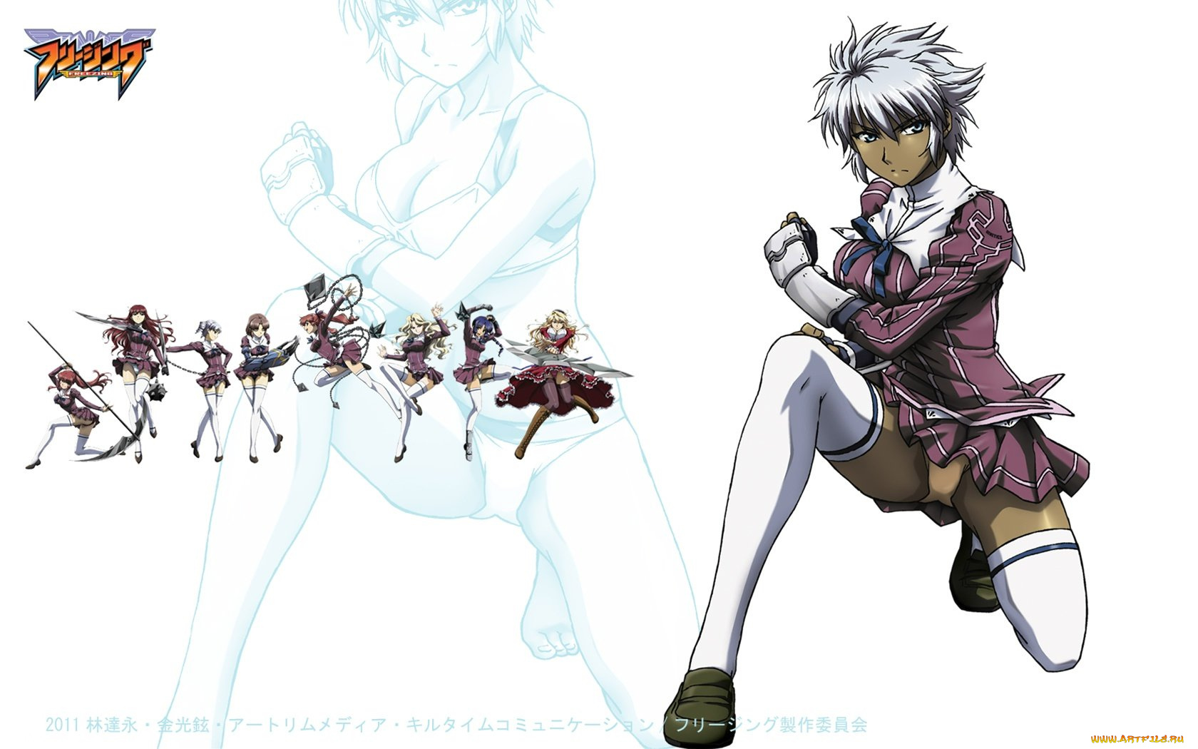 аниме, freezing