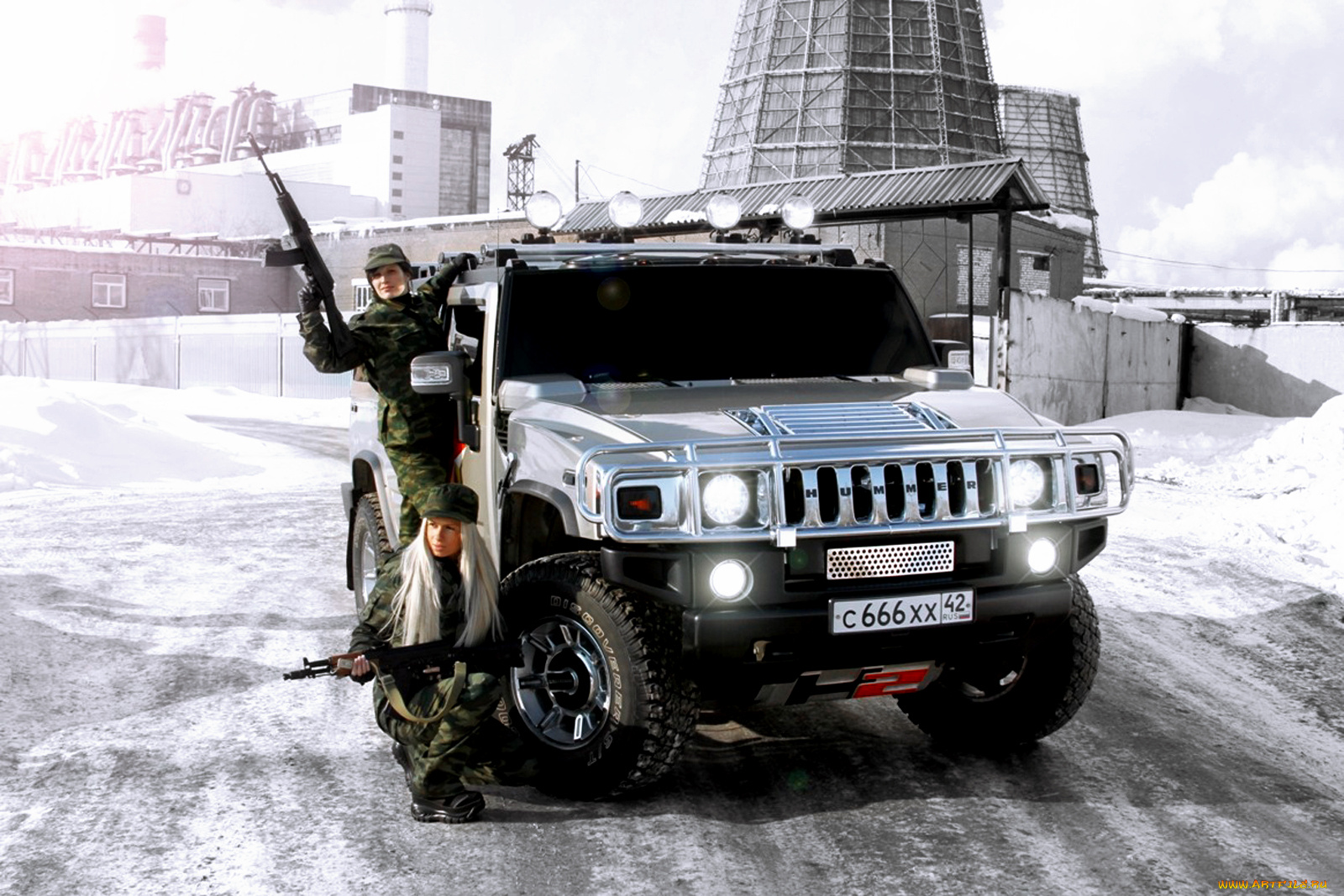 автомобили, авто, девушками