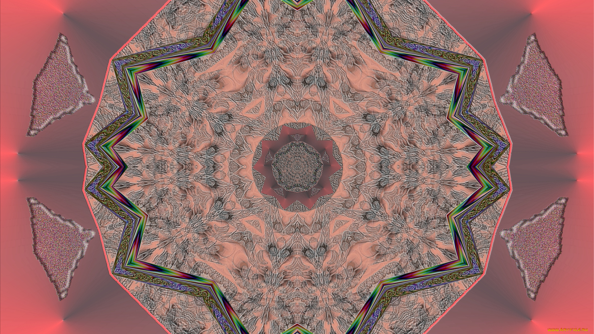 3д, графика, fractal, фракталы, узор, фон