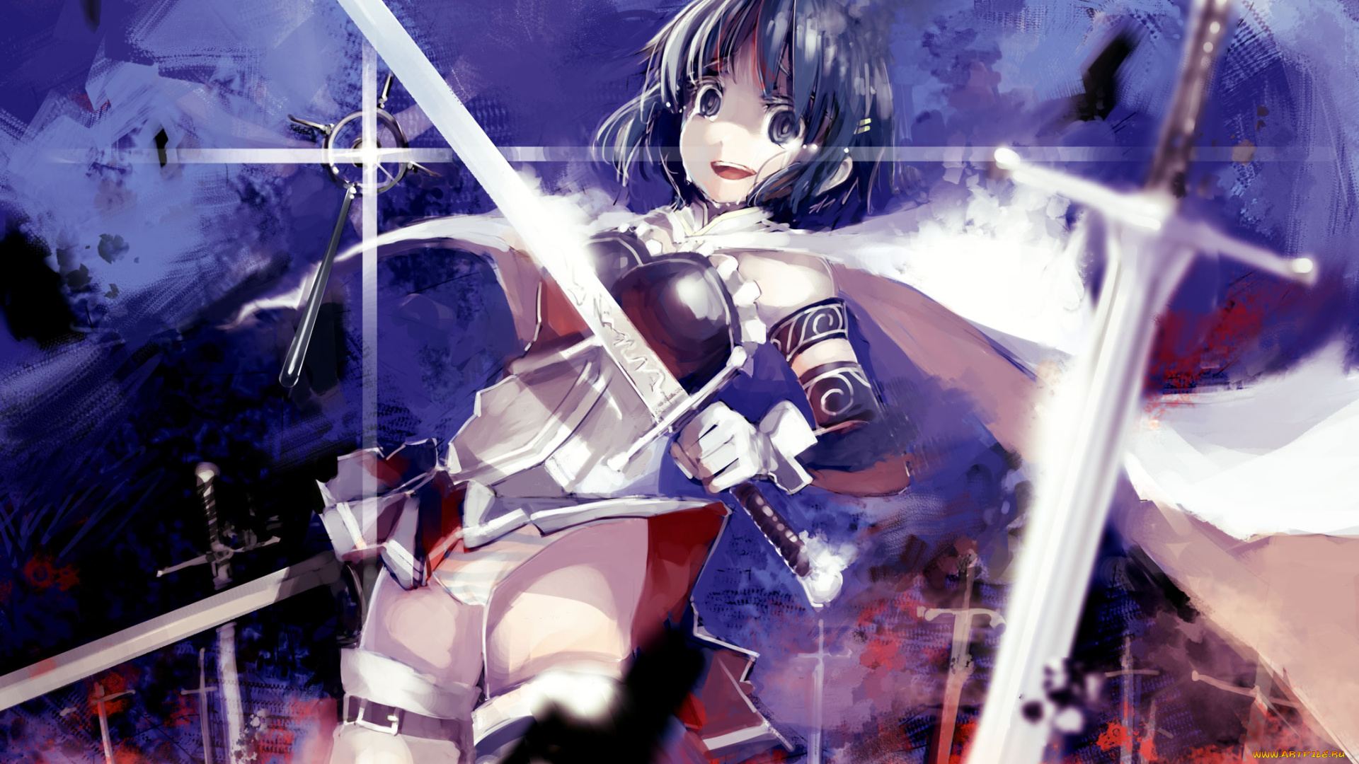 аниме, mahou, shoujo, madoka, magika, miki, sayaka, magica