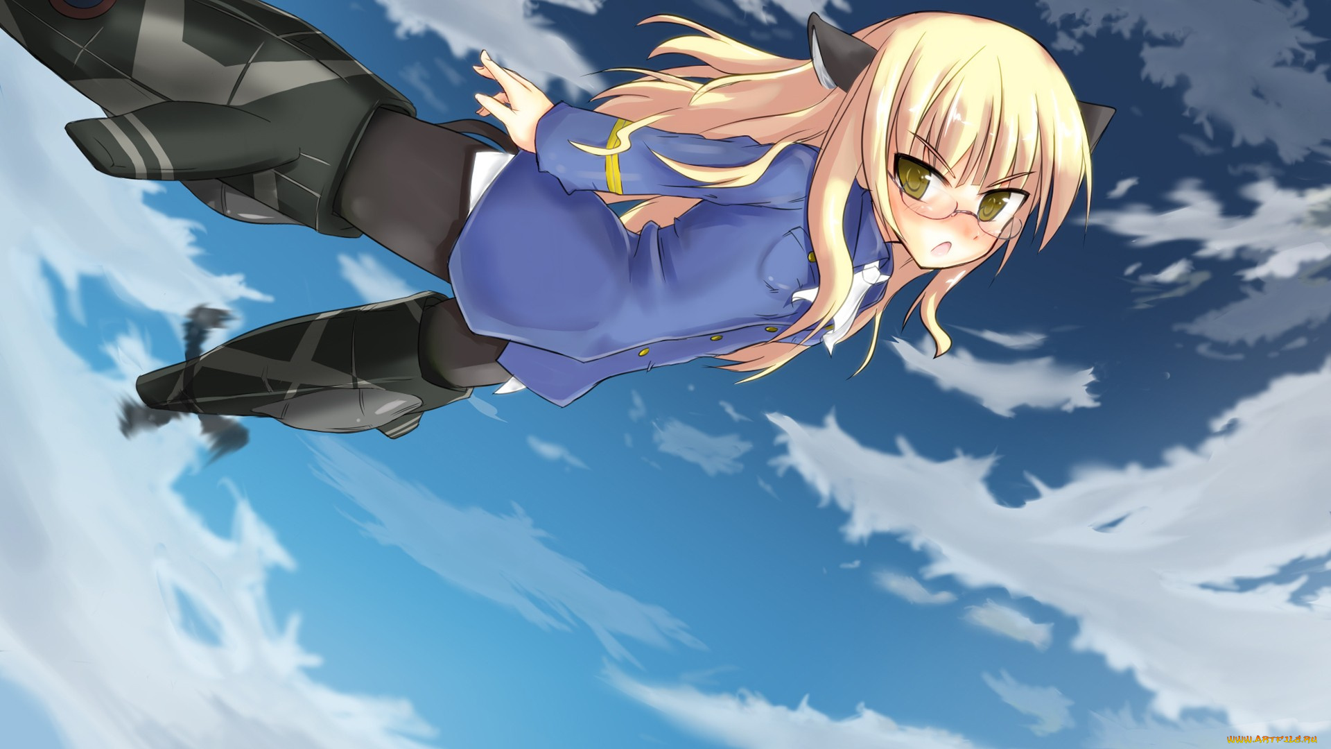 аниме, strike, witches