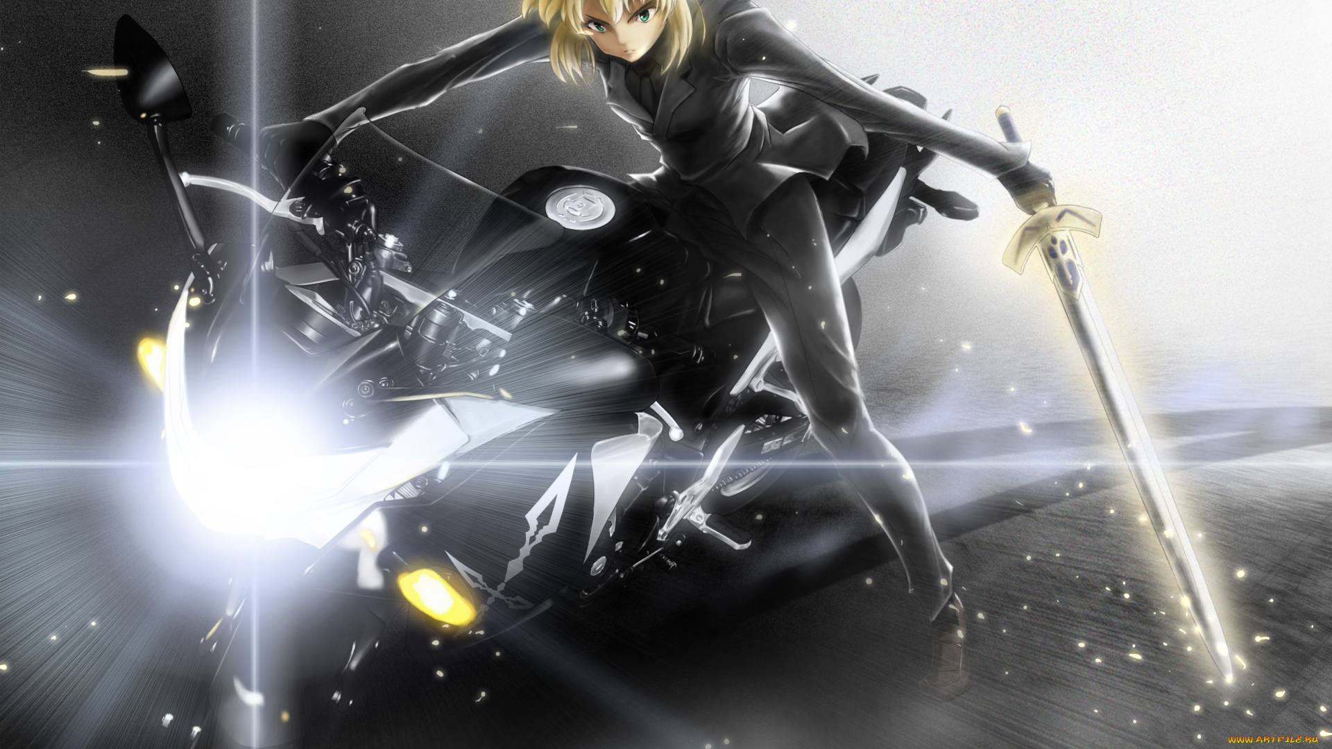 saber, аниме, fate, zero, stay, night
