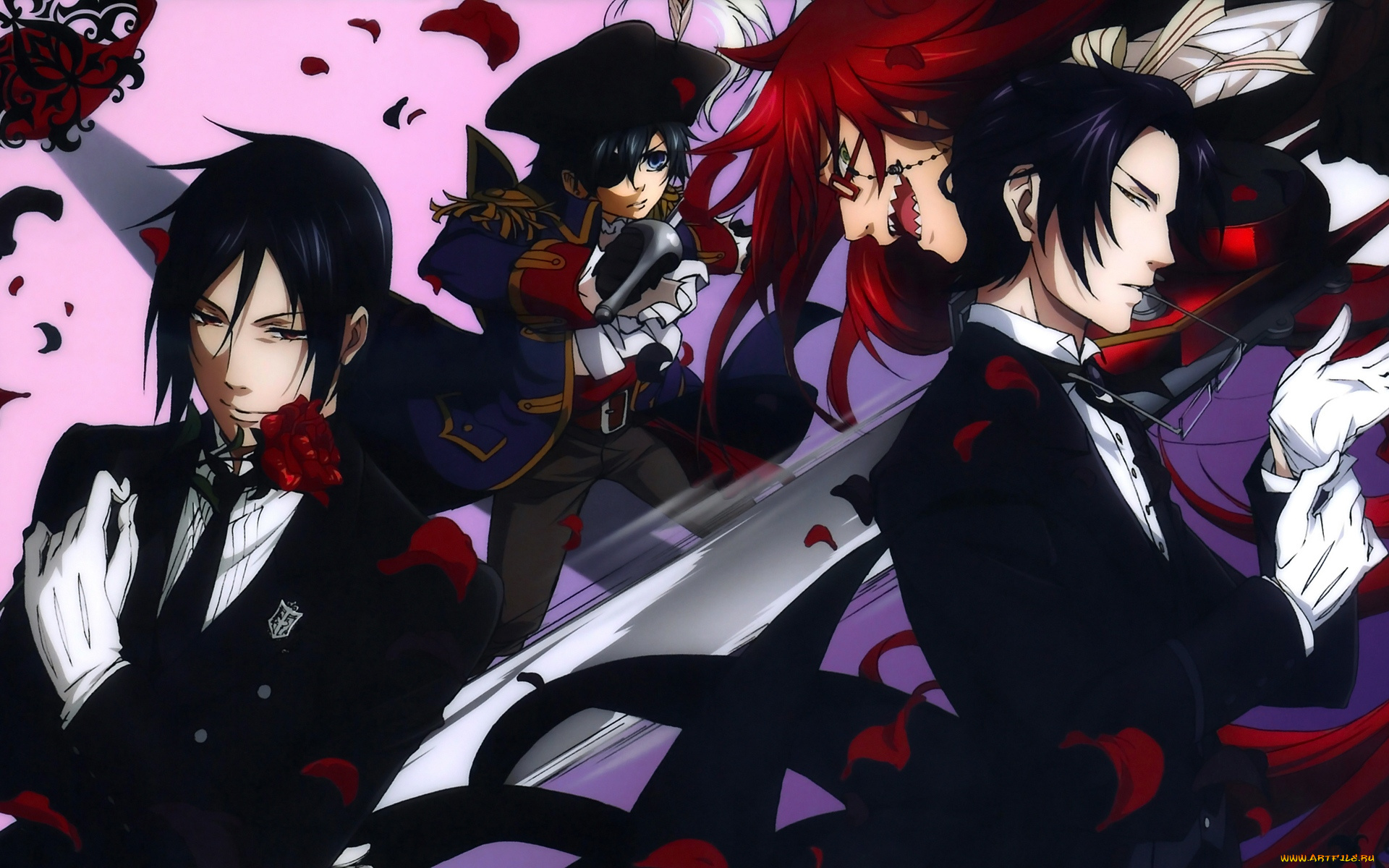 аниме, kuroshitsuji