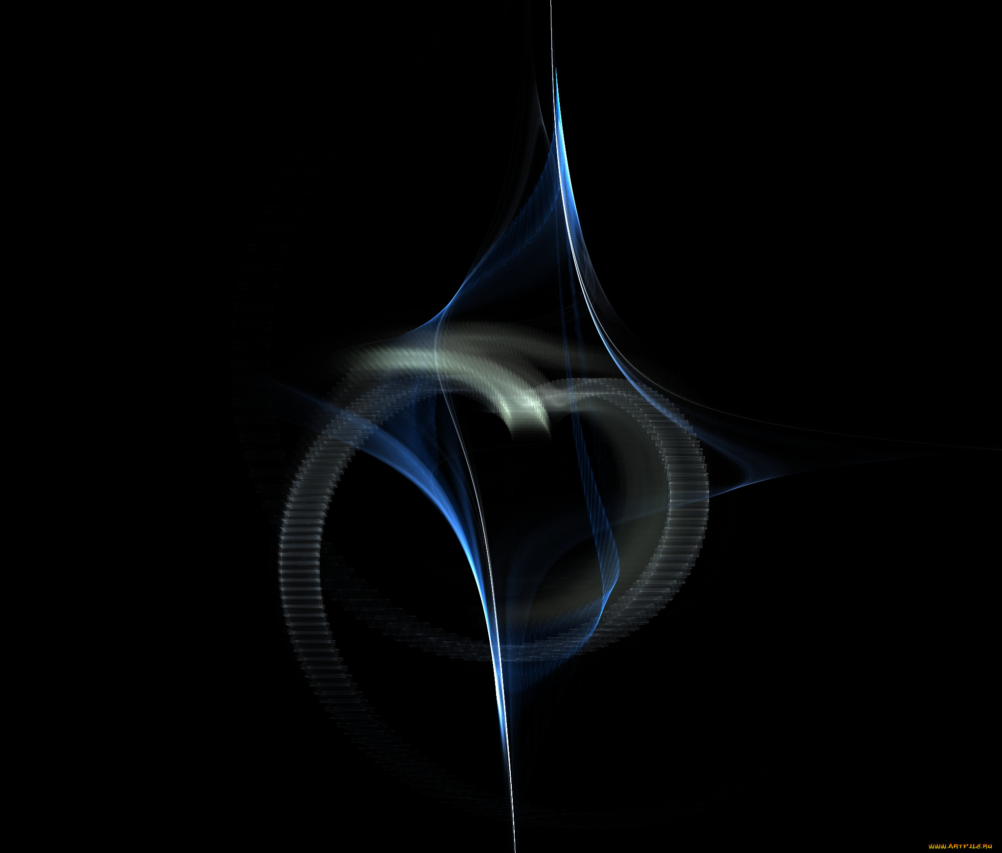 3д, графика, fractal, фракталы, темный, линии, фон