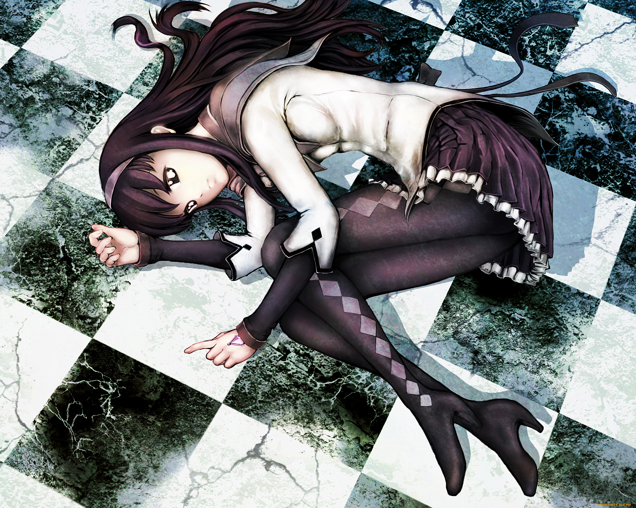 аниме, mahou, shoujo, madoka, magika, akemi, homura, magica