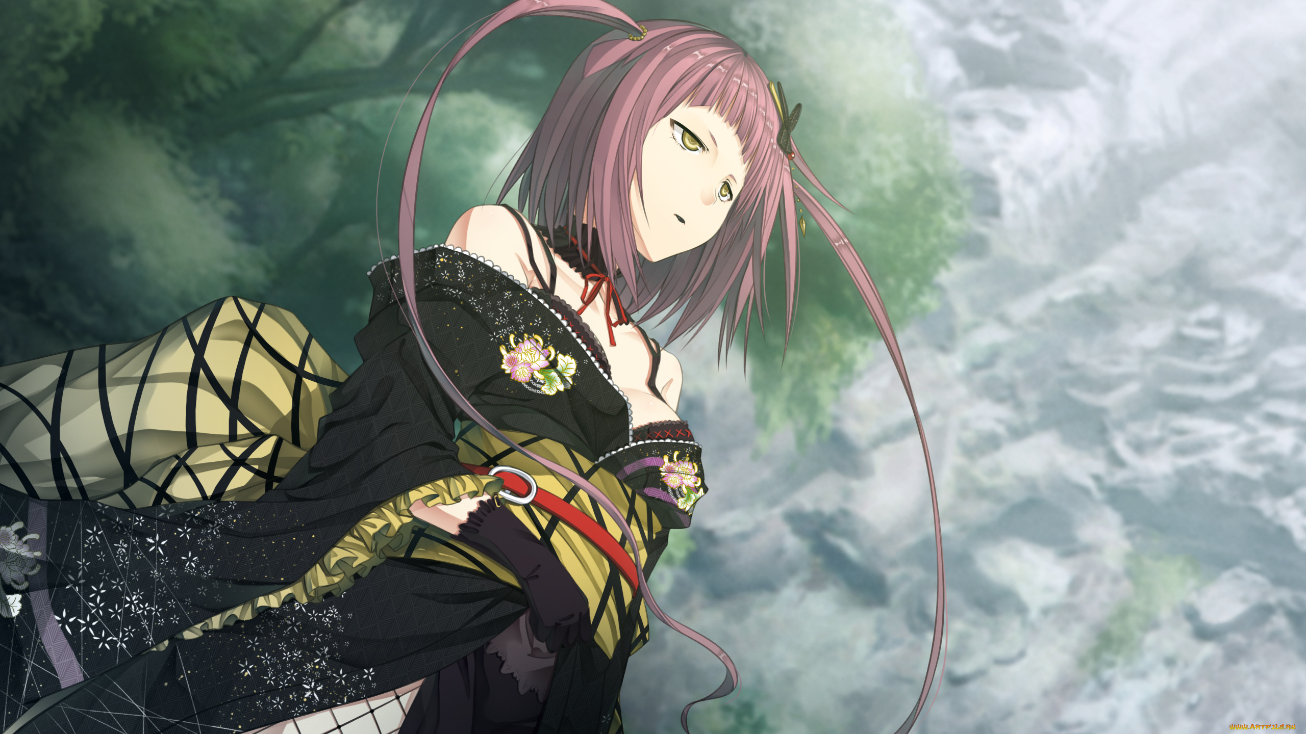 аниме, monobeno, девушка