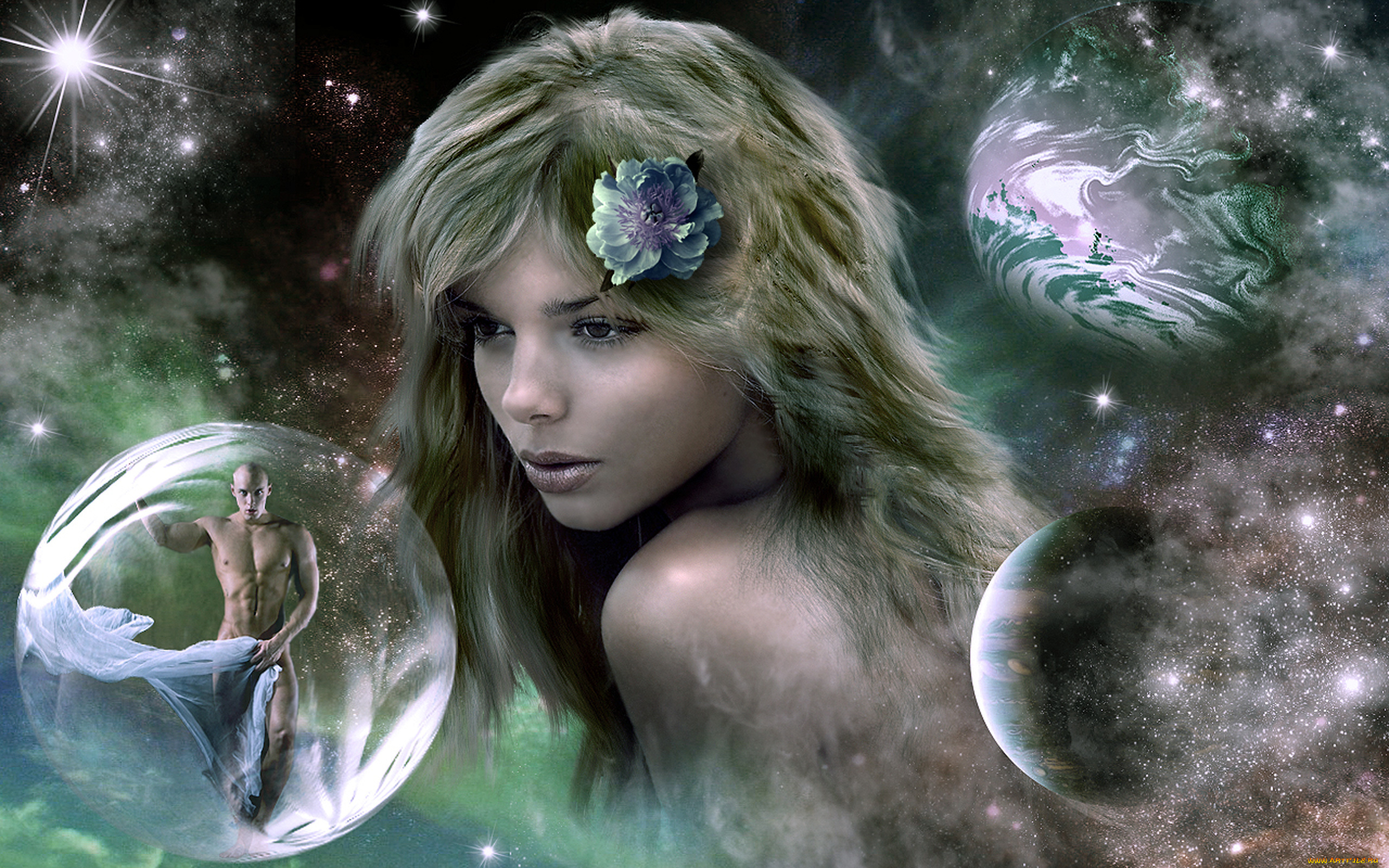 3д, графика, portraits, портрет, девушка, фэнтези