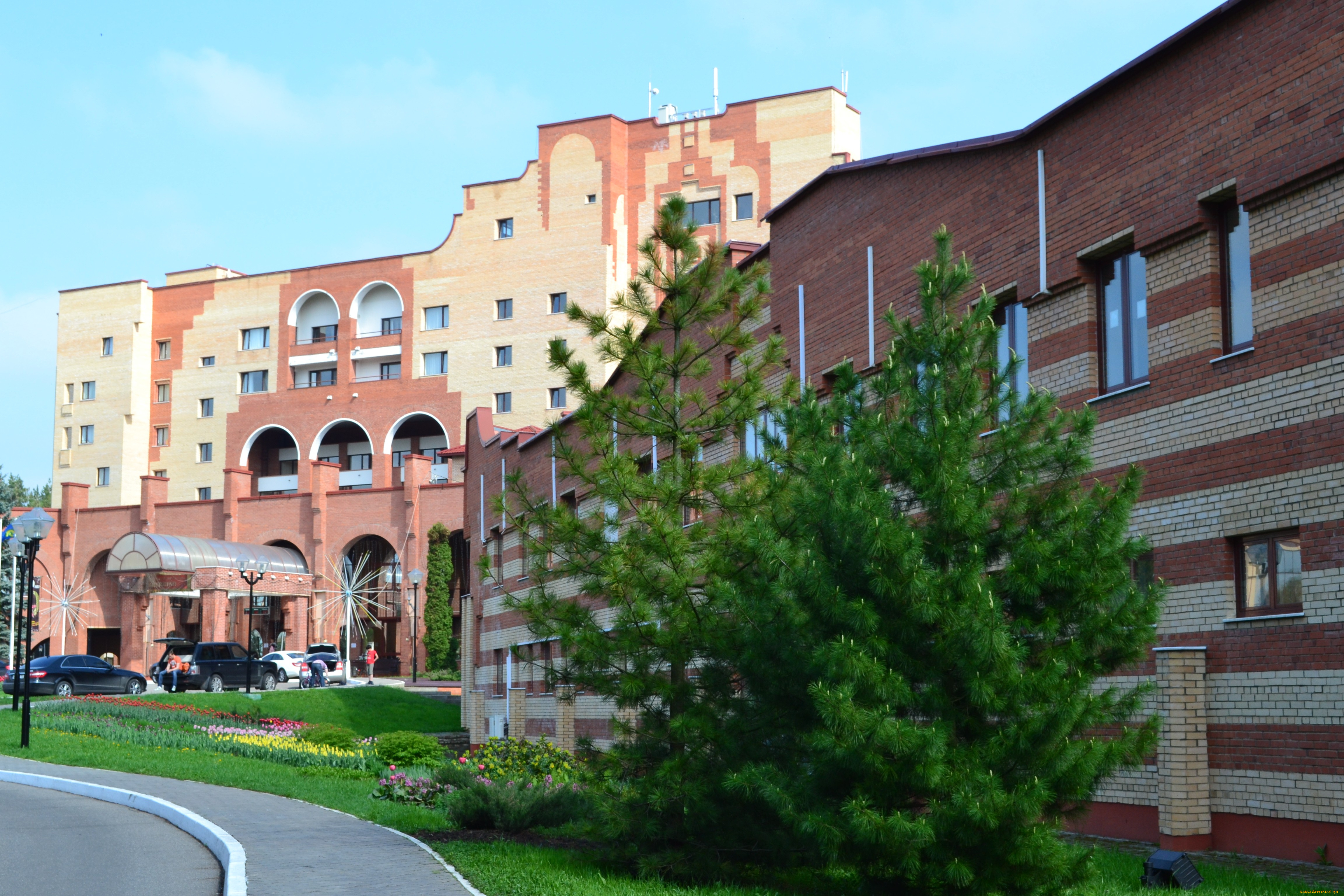 ватутинки, города, здания, дома, отель, парк