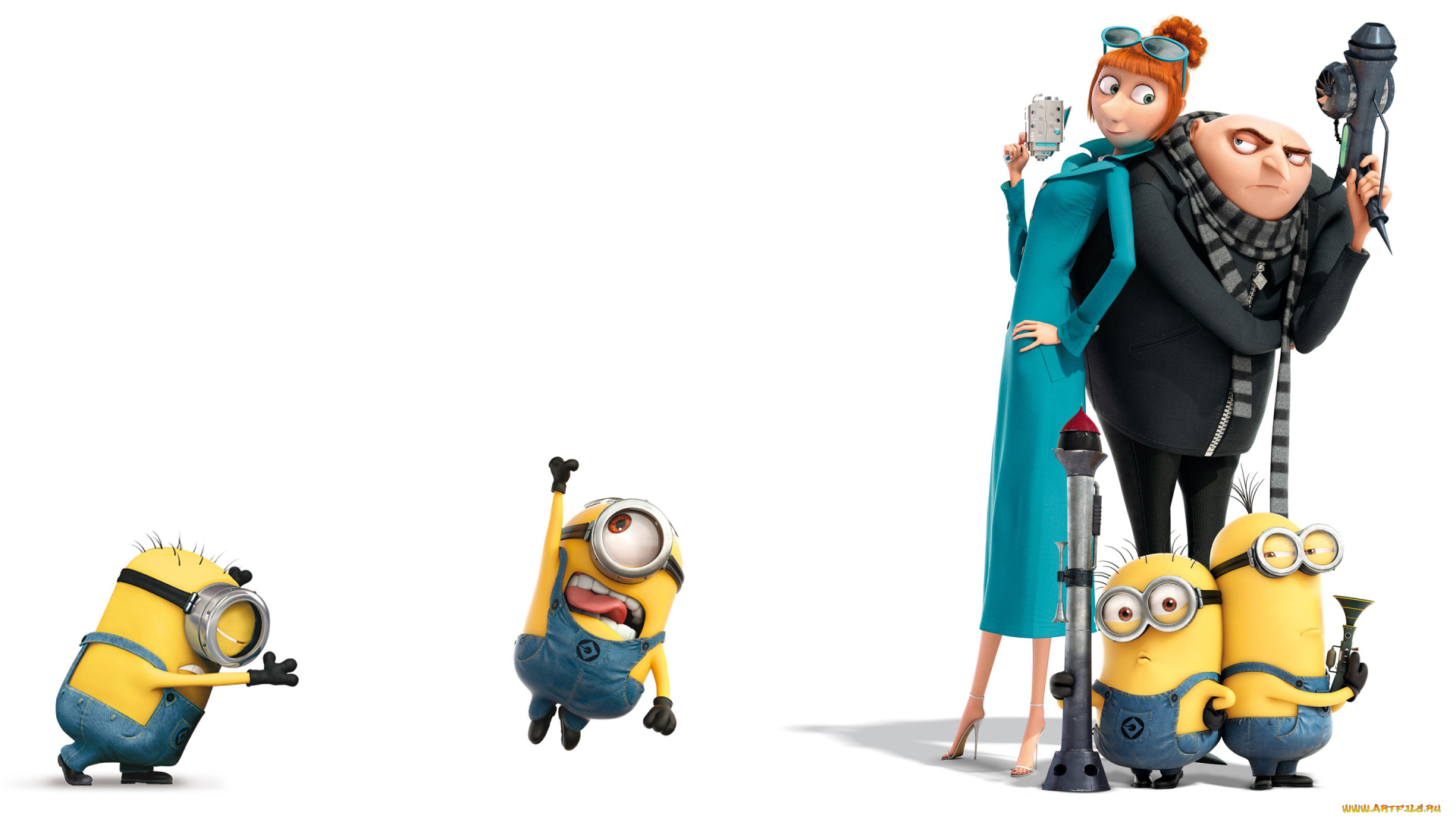 despicable, me, мультфильмы, гадкий, Я, 2