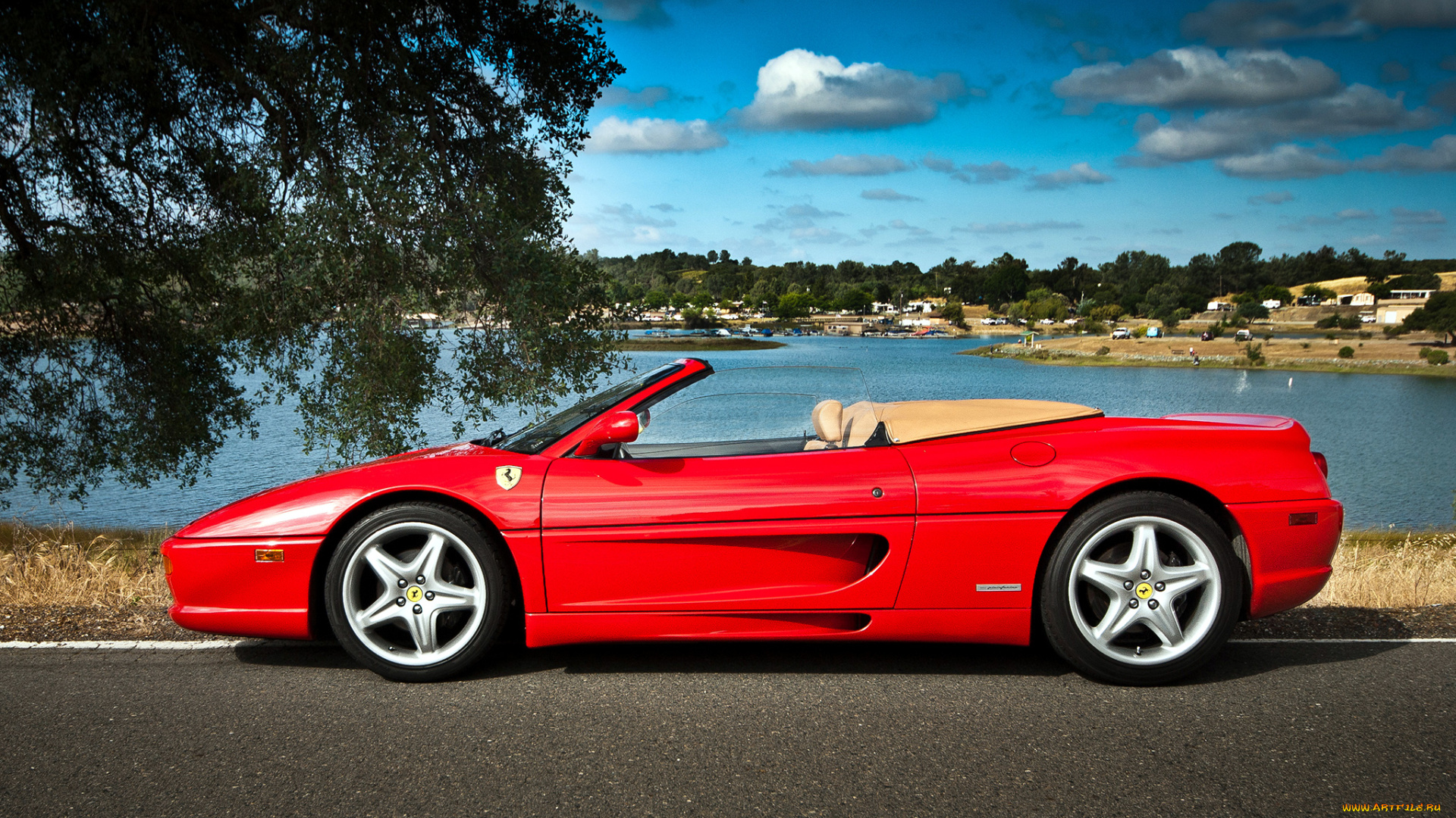 ferrari, 355, автомобили, s, p, a, гоночные, спортивные, италия