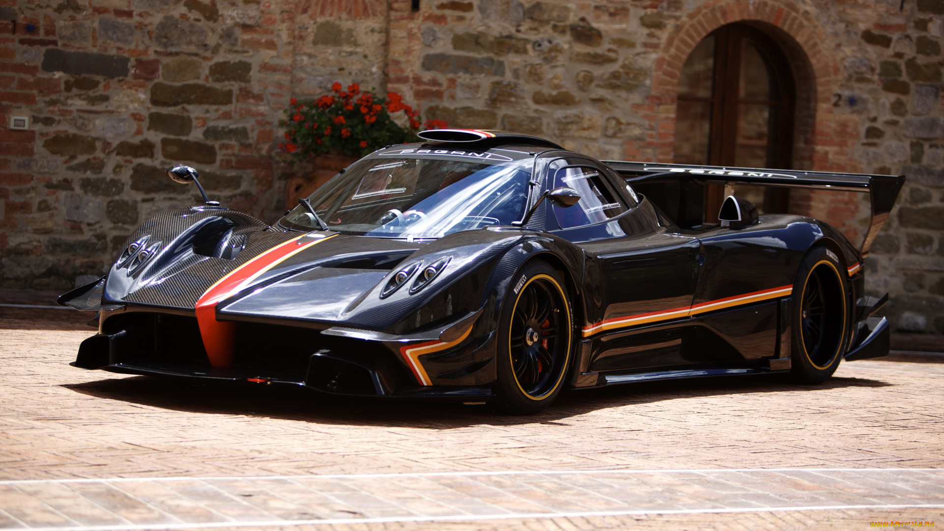 2013, pagani, zonda, revolucion, автомобили, pagani, zonda, revolucion, черный, тюнинг