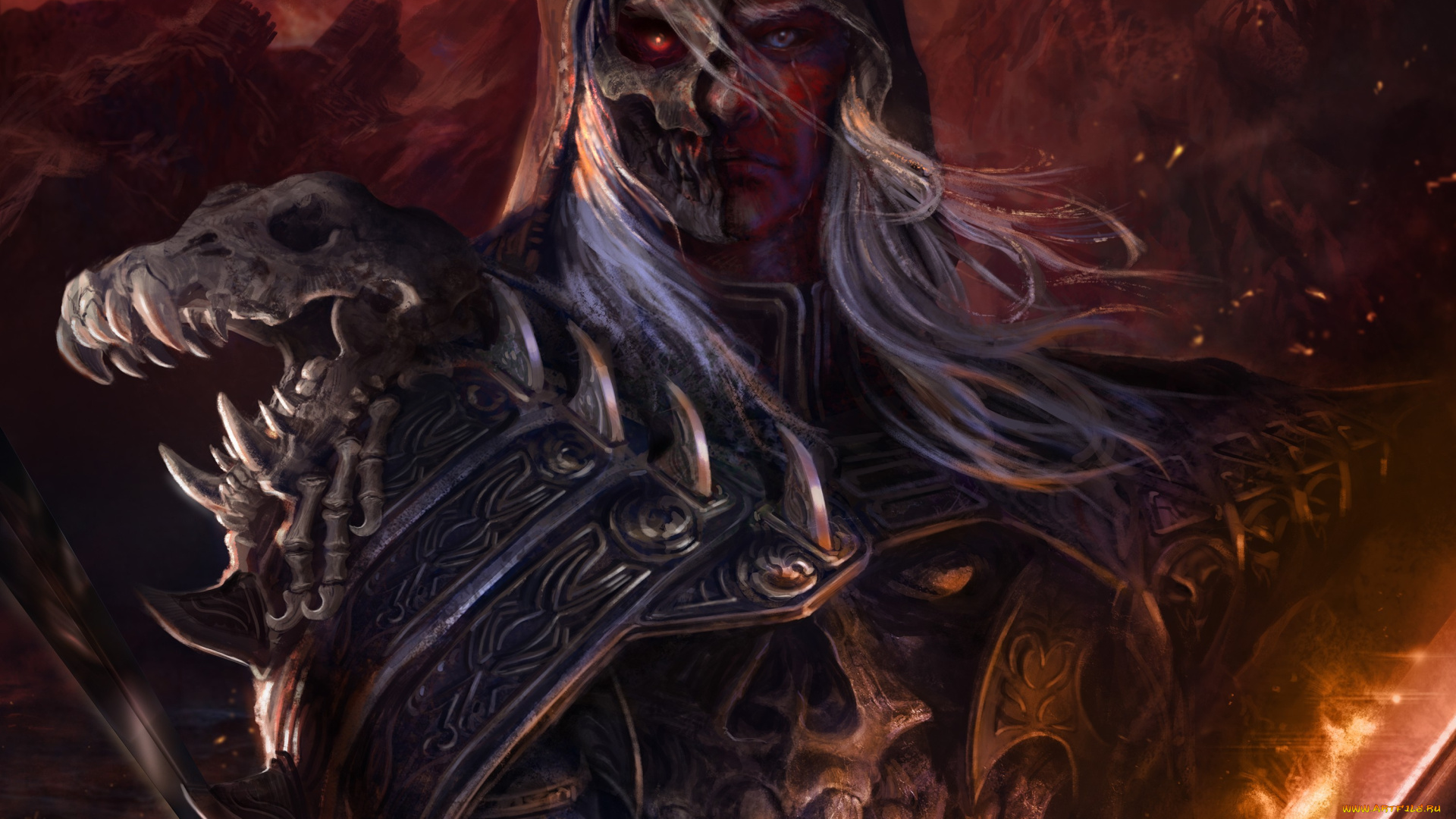 видео, игры, legend, of, the, cryptids, воин, меч, маска, капюшон, мужчина