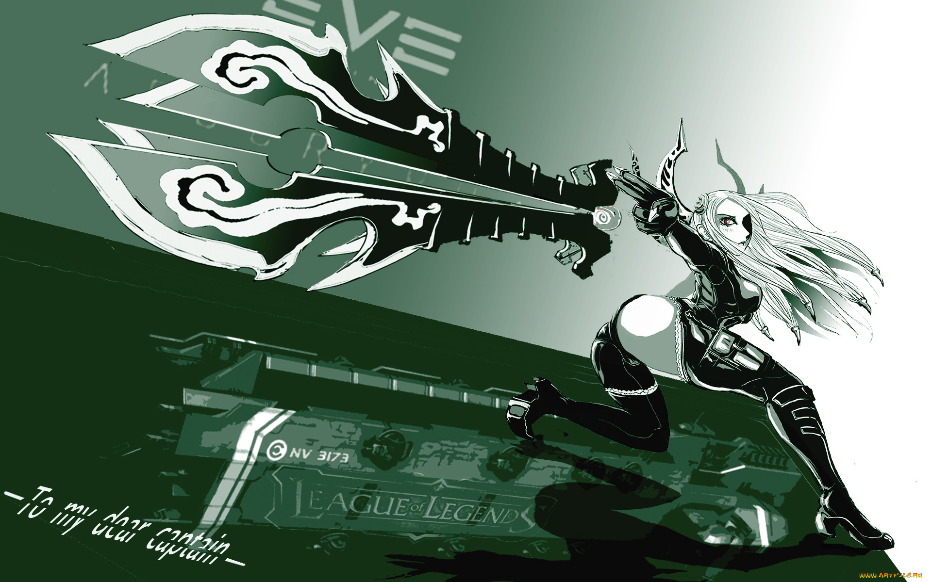 видео, игры, league, of, legends, league, of, legends, lol, blade, irelia