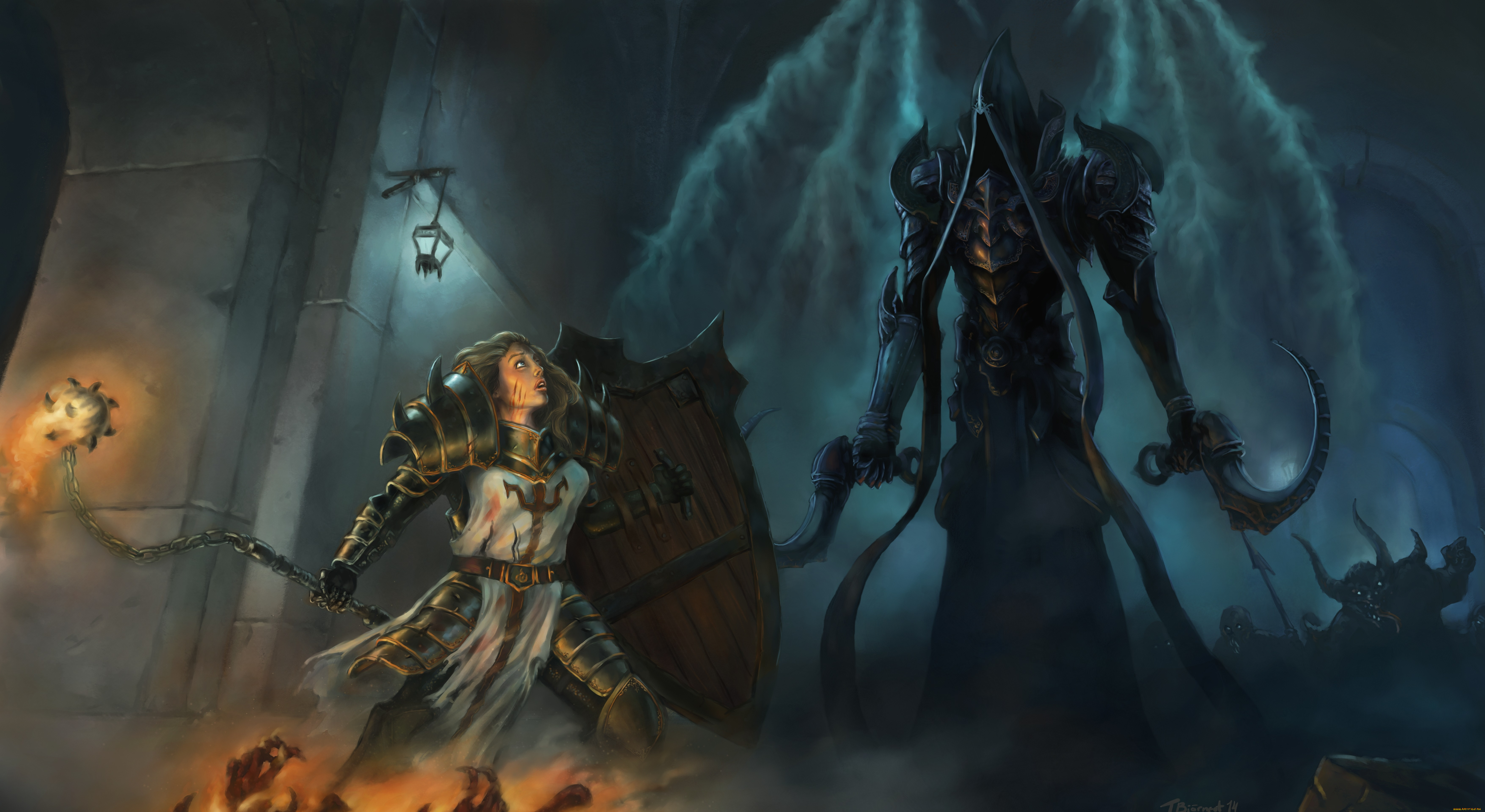 diablo, 3, видео, игры, diablo, iii, доспехи, воин