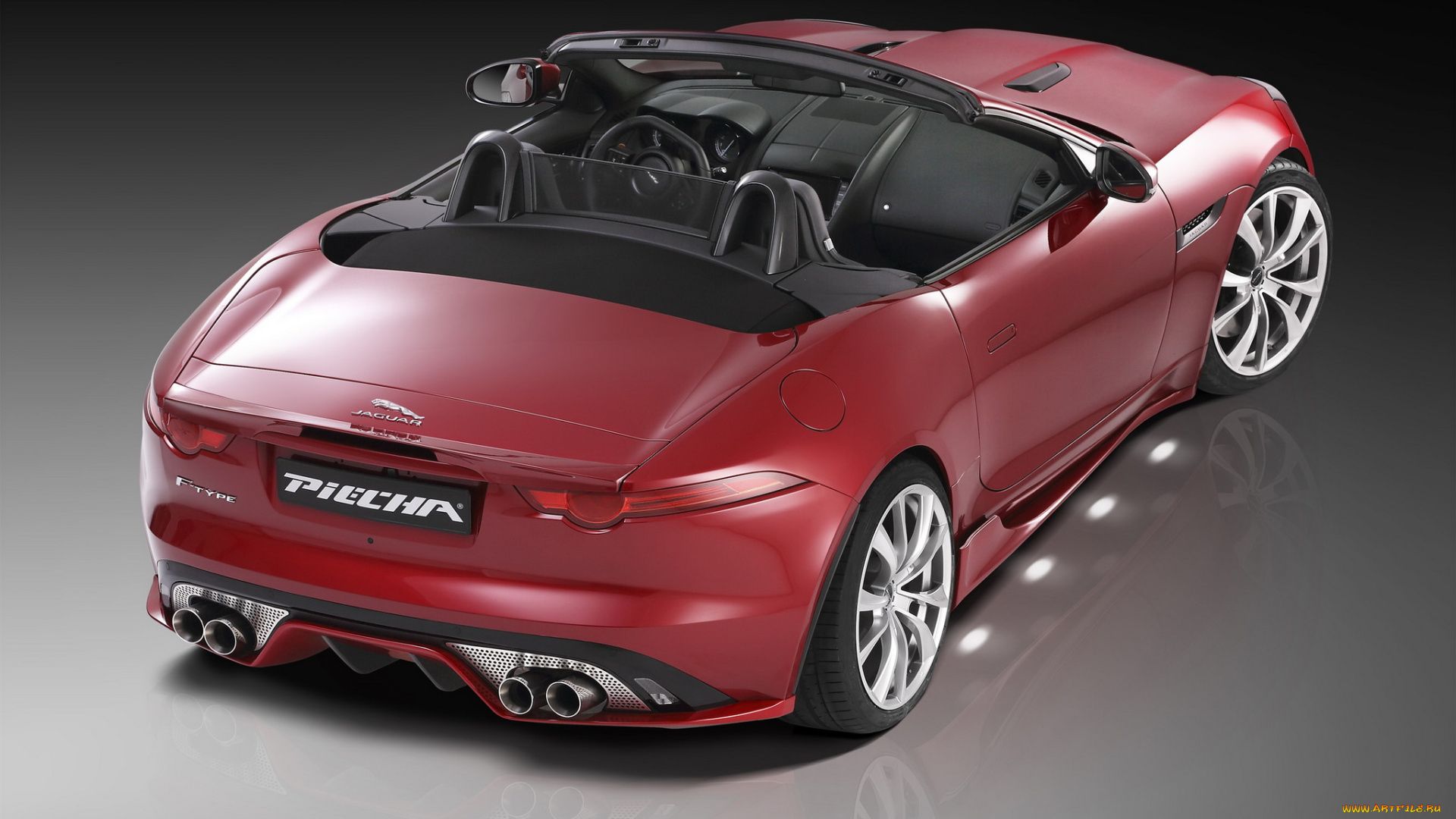 автомобили, jaguar, roadster, f-type, design, piecha, красный, 2015г